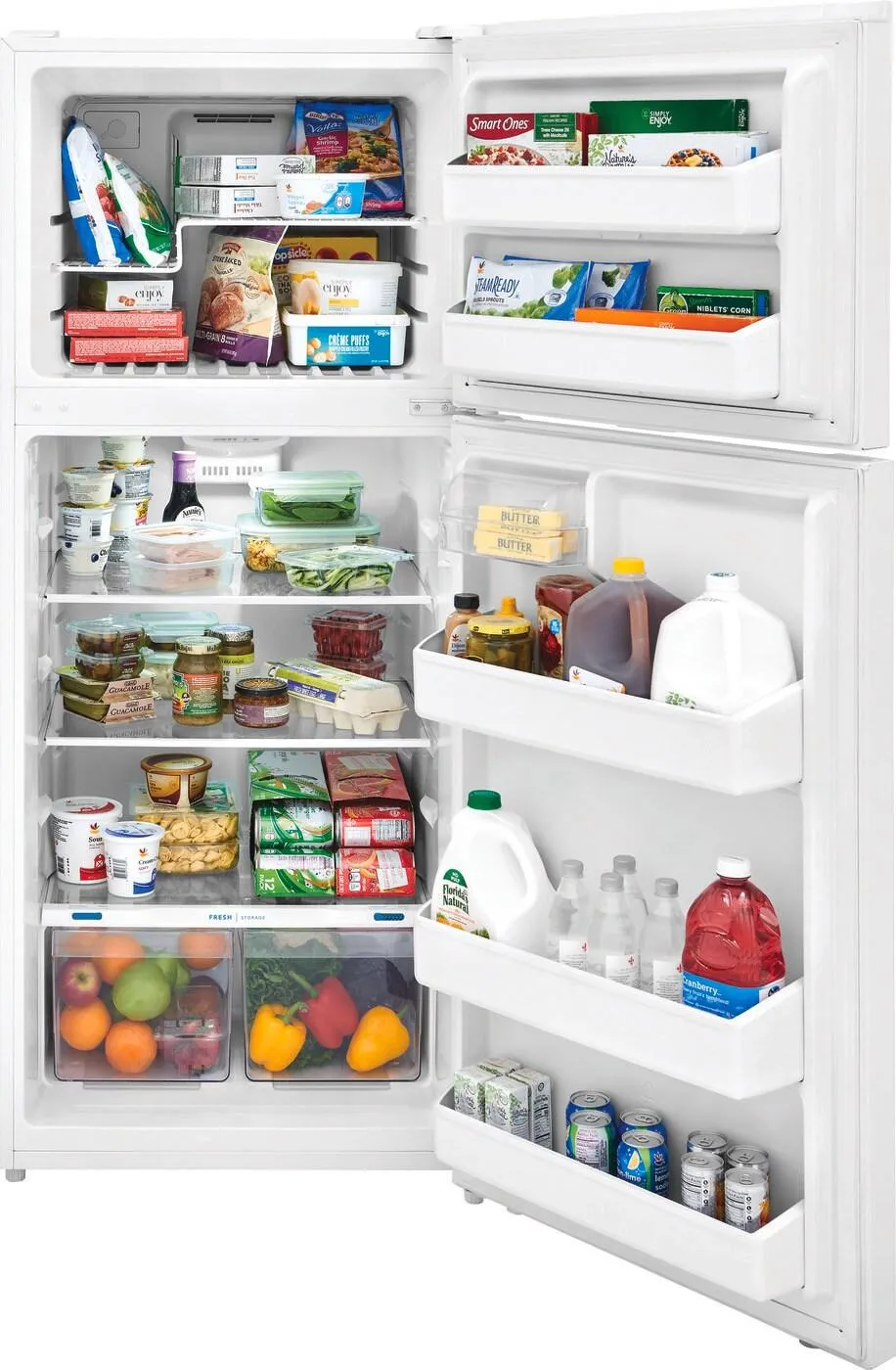 Frigidaire FFHT1822UW Frigidaire 17.6 Cu. Ft. Top Freezer Refrigerator