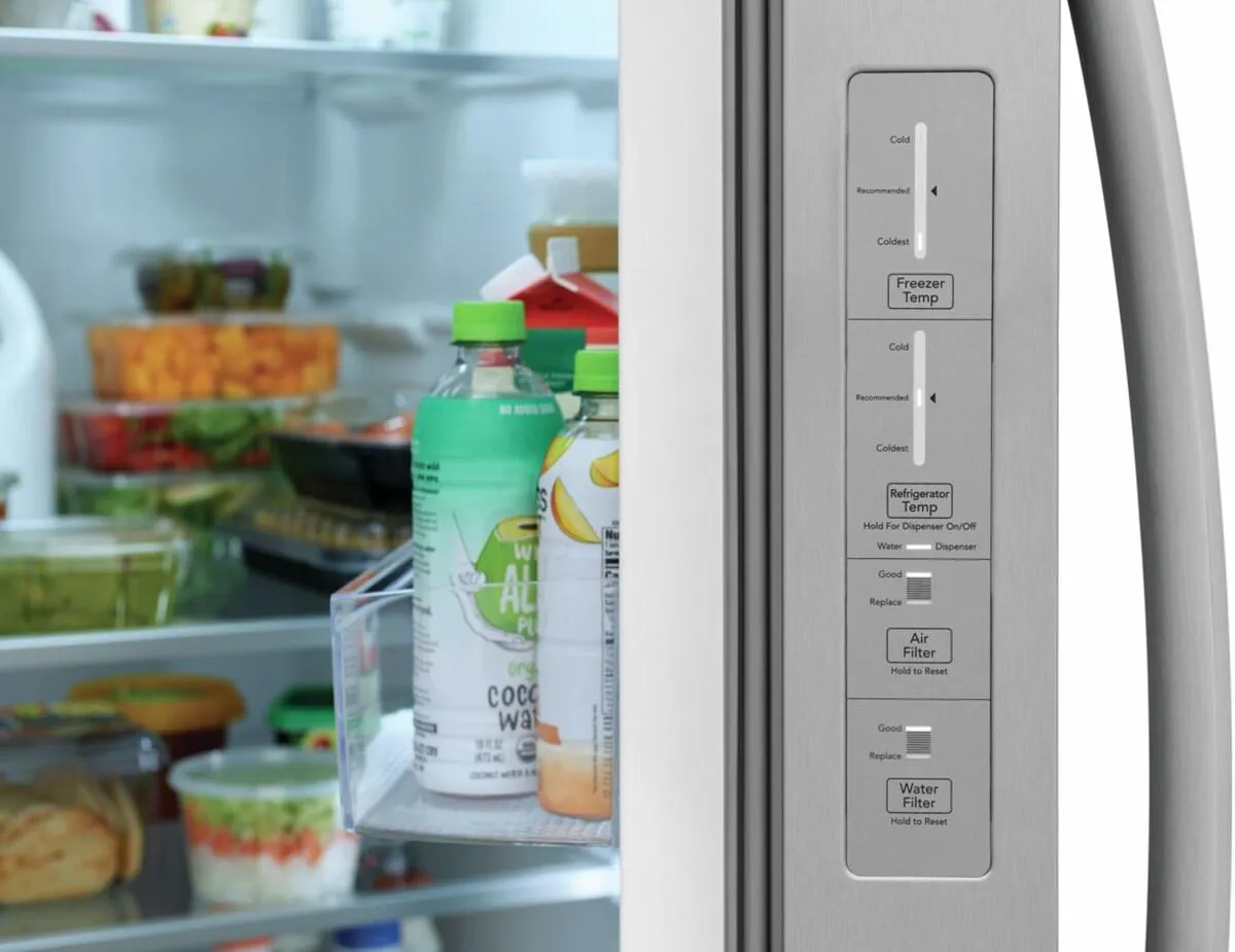 Frigidaire GRSN2620AF Frigidaire Gallery 26 Cu. Ft. 36 Standard Depth Side By Side Refrigerator