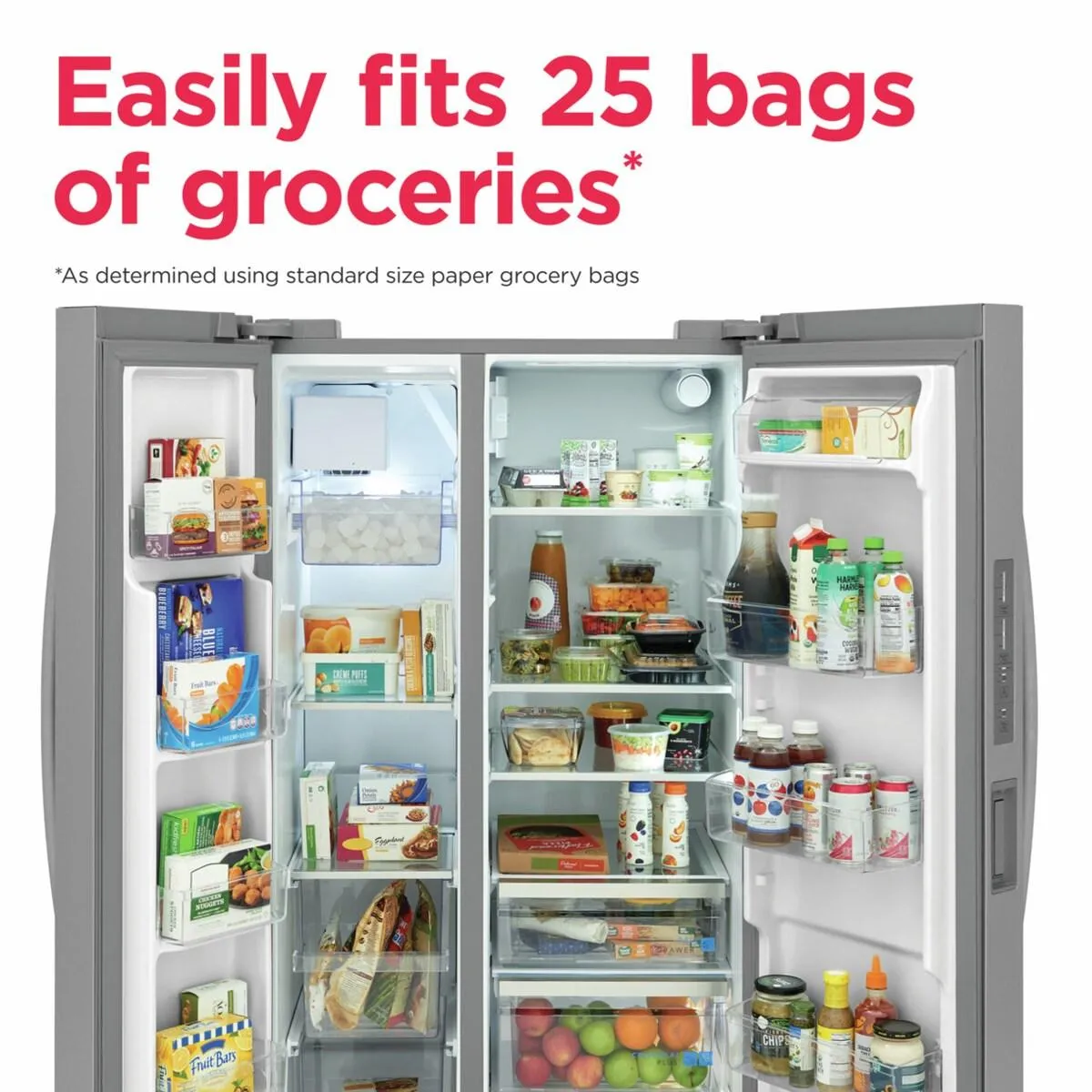 Frigidaire GRSN2620AF Frigidaire Gallery 26 Cu. Ft. 36 Standard Depth Side By Side Refrigerator