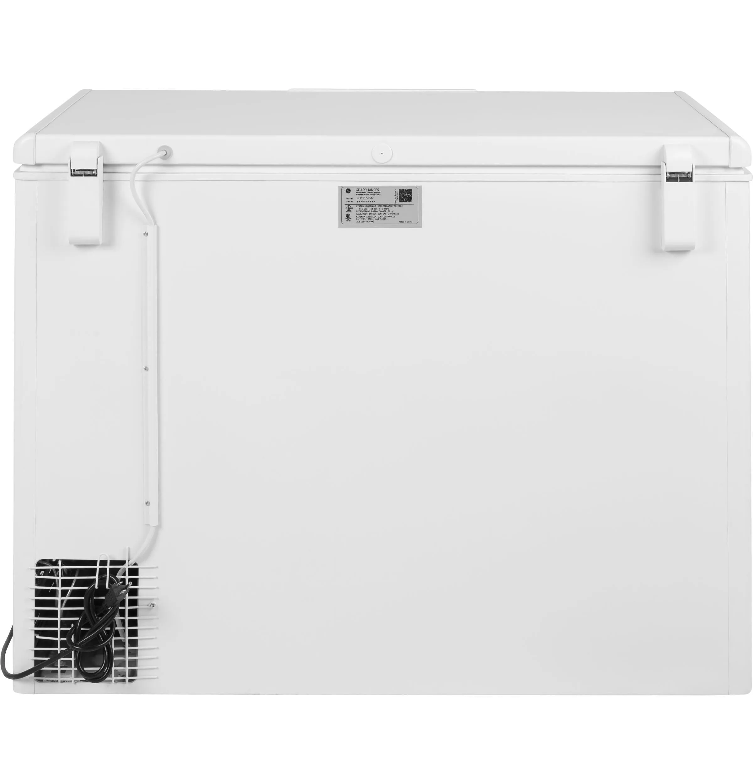 Ge Appliances FCM11SRWW Ge 10.7 Cu. Ft. Manual Defrost Chest Freezer