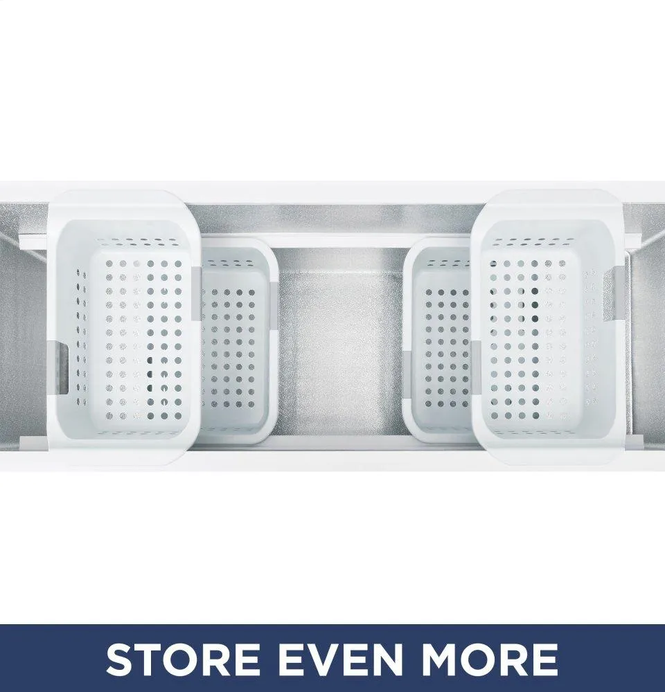 Ge Appliances FCM16DLWW Ge 15.7 Cu. Ft. Manual Defrost Chest Freezer