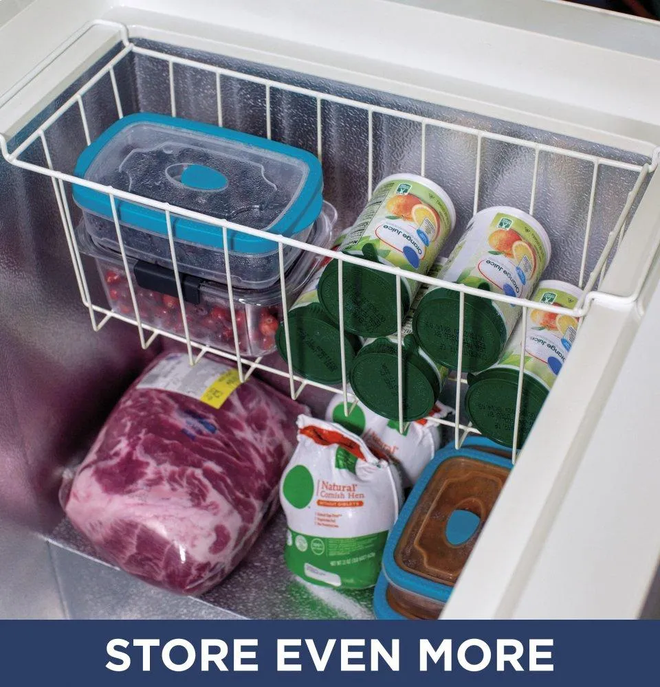 Ge Appliances FCM16DLWW Ge 15.7 Cu. Ft. Manual Defrost Chest Freezer