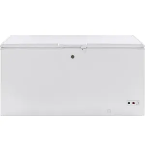 Ge Appliances FCM16SLWW Ge 15.7 Cu. Ft. Manual Defrost Chest Freezer