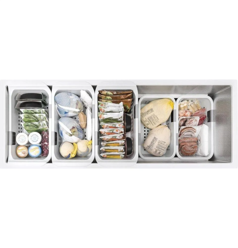 Ge Appliances FCM22DLWW Ge 21.7 Cu. Ft. Manual Defrost Chest Freezer