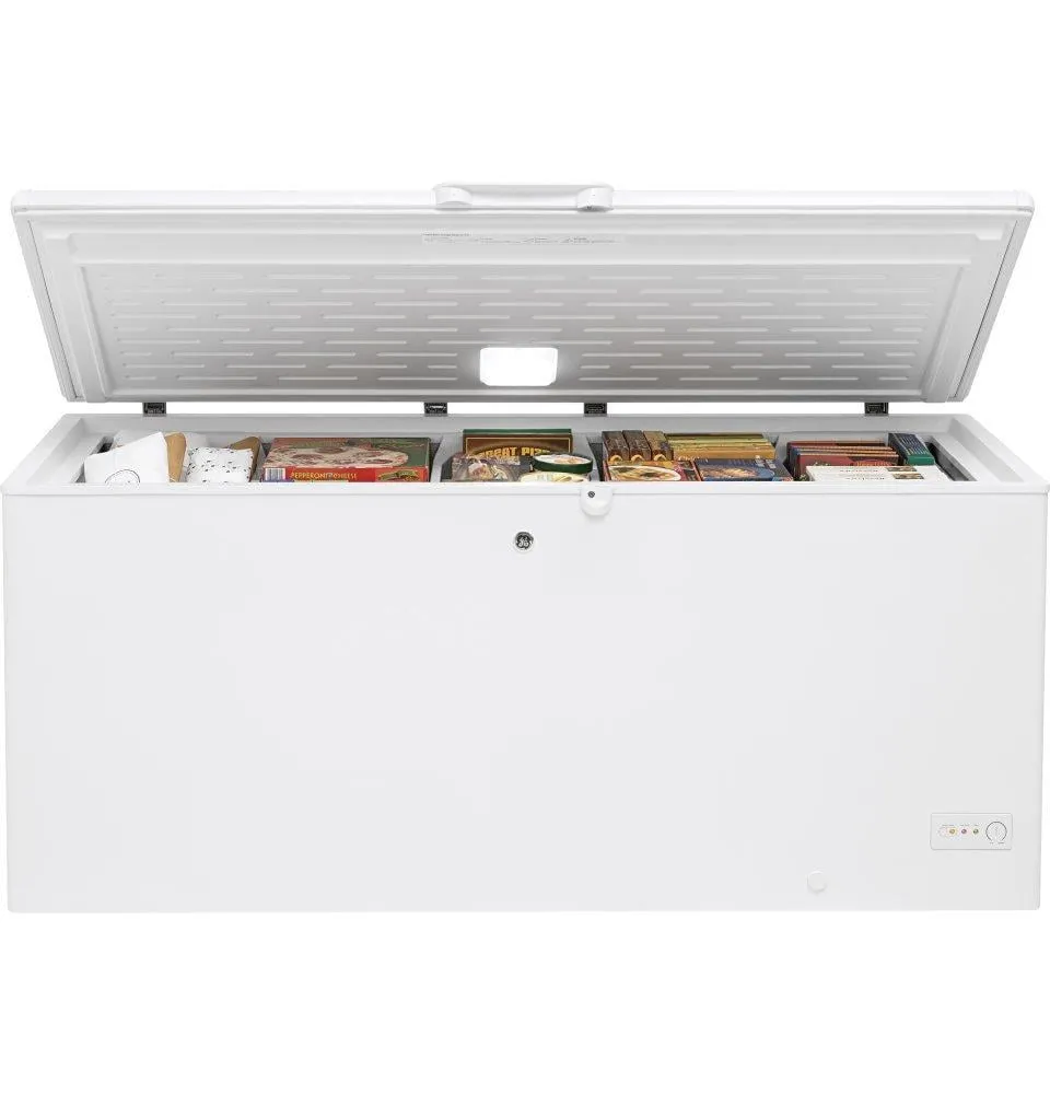 Ge Appliances FCM22DLWW Ge 21.7 Cu. Ft. Manual Defrost Chest Freezer