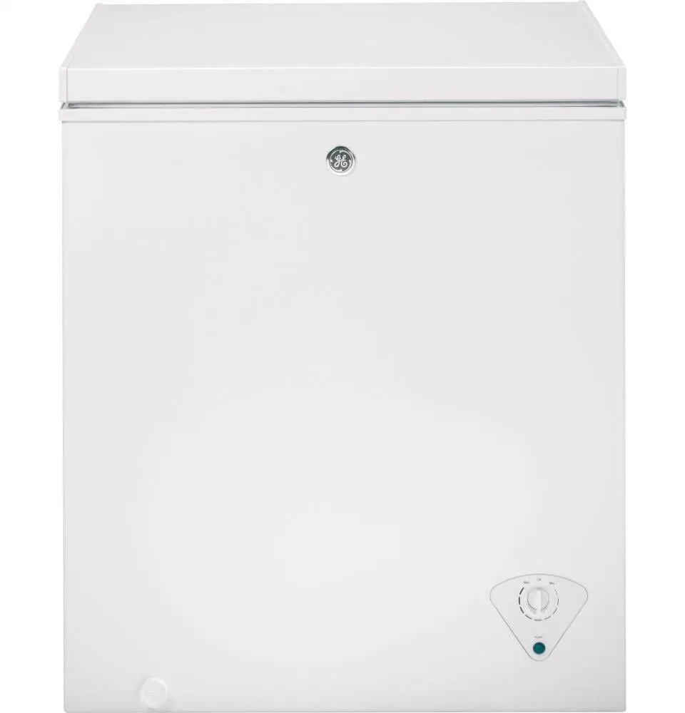 Ge Appliances FCM5SKWW Ge 5.0 Cu. Ft. Manual Defrost Chest Freezer