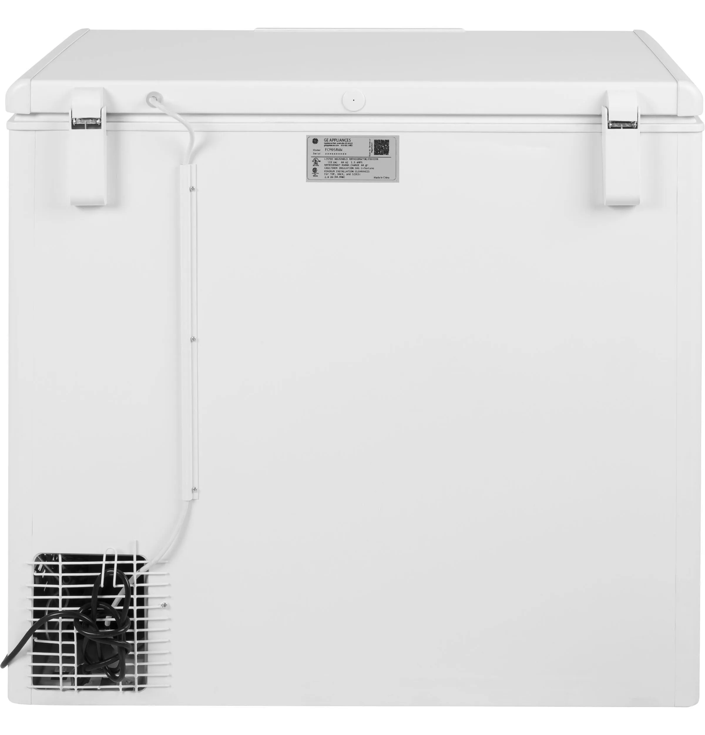 Ge Appliances FCM9SRWW Ge 8.8 Cu. Ft. Manual Defrost Chest Freezer