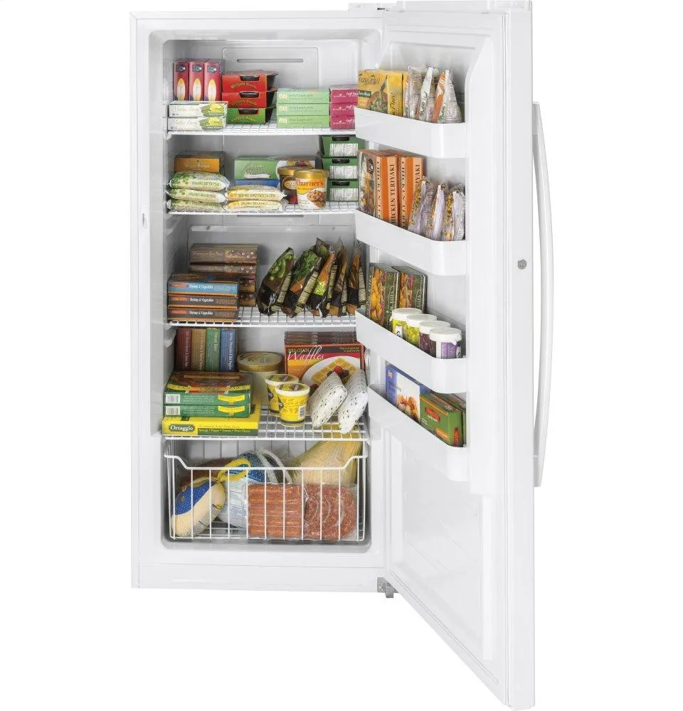 Ge Appliances FUF14SMRWW Ge 14.1 Cu. Ft. Frost-Free Upright Freezer