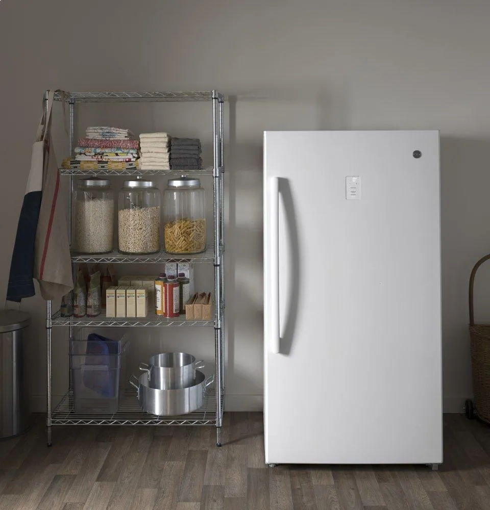 Ge Appliances FUF17DLRWW Ge 17.3 Cu. Ft. Frost-Free Upright Freezer