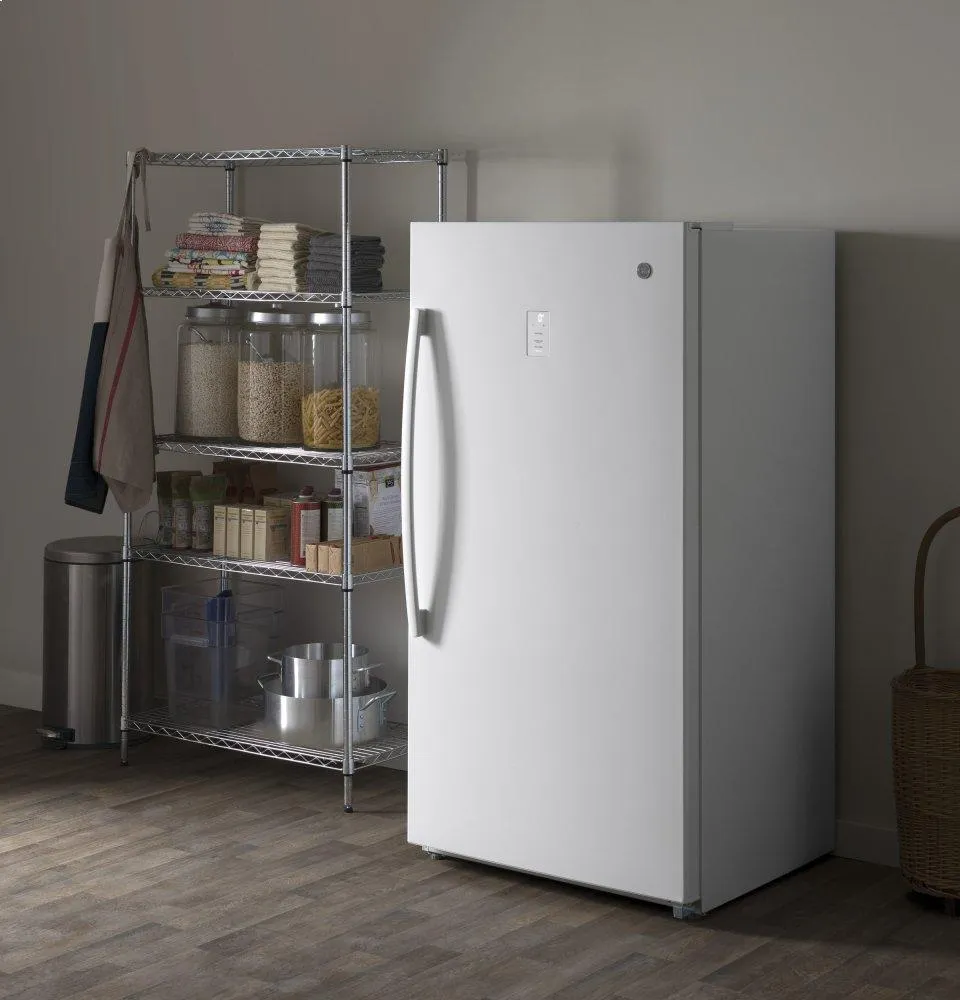 Ge Appliances FUF17DLRWW Ge 17.3 Cu. Ft. Frost-Free Upright Freezer