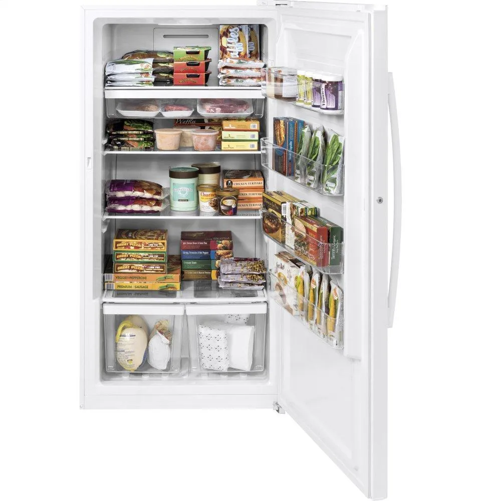 Ge Appliances FUF17DLRWW Ge 17.3 Cu. Ft. Frost-Free Upright Freezer