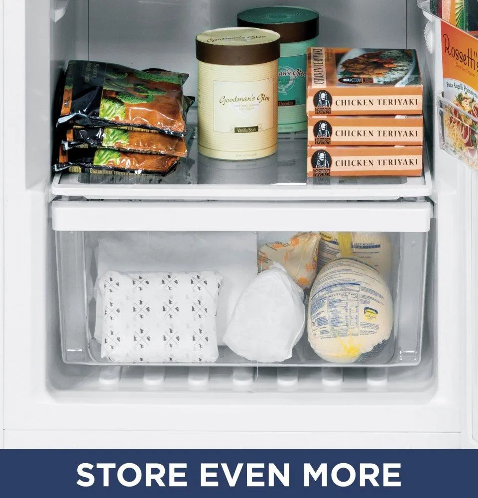 Ge Appliances FUF17DLRWW Ge 17.3 Cu. Ft. Frost-Free Upright Freezer