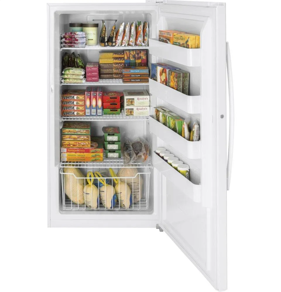 Ge Appliances FUF17SMRWW Ge 17.3 Cu. Ft. Frost-Free Upright Freezer