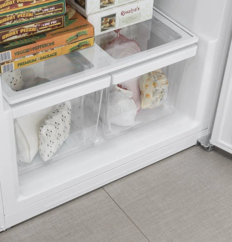 Ge Appliances FUF21DLRWW Ge 21.3 Cu. Ft. Frost-Free Upright Freezer