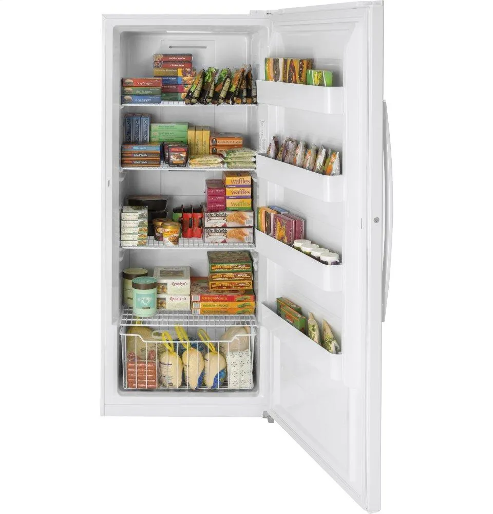 Ge Appliances FUF21SMRWW Ge 21.3 Cu. Ft. Frost-Free Upright Freezer