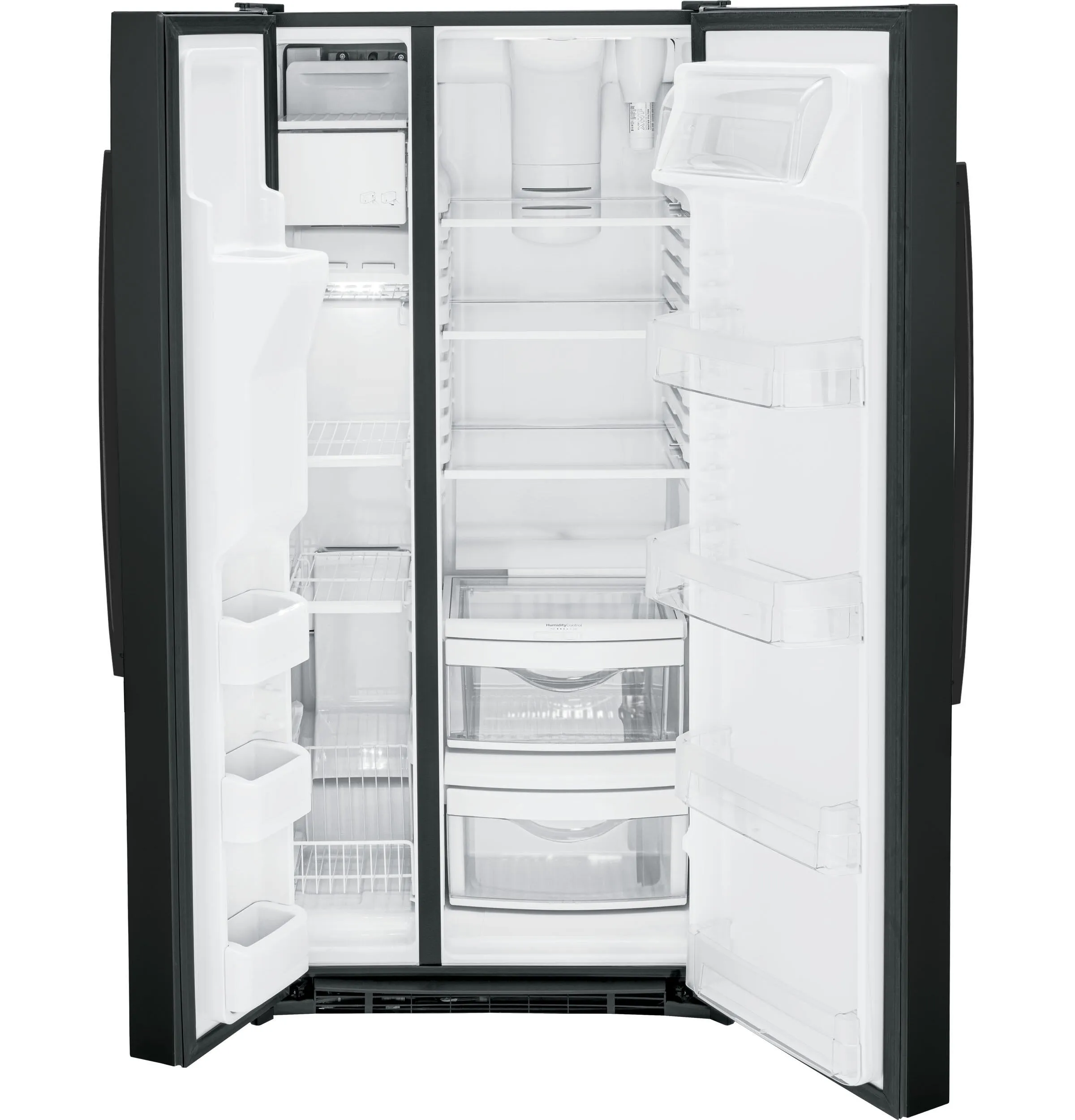 Ge Appliances GSS23GGPBB Ge 23.0 Cu. Ft. Side-By-Side Refrigerator