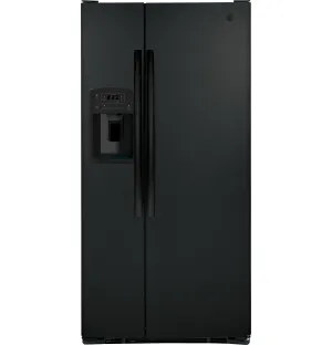 Ge Appliances GSS23GGPBB Ge 23.0 Cu. Ft. Side-By-Side Refrigerator