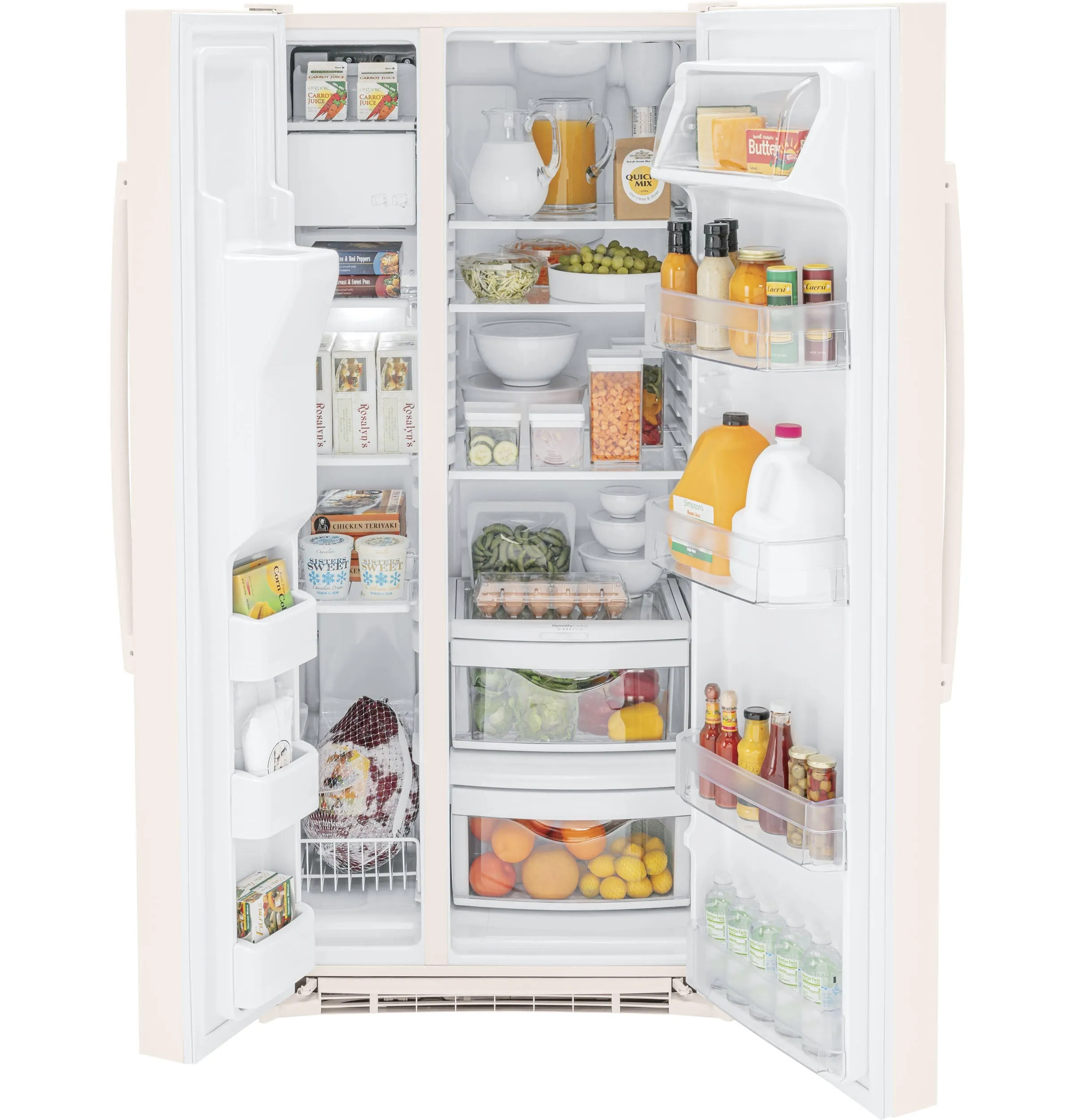 Ge Appliances GSS23GGPCC Ge 23.0 Cu. Ft. Side-By-Side Refrigerator