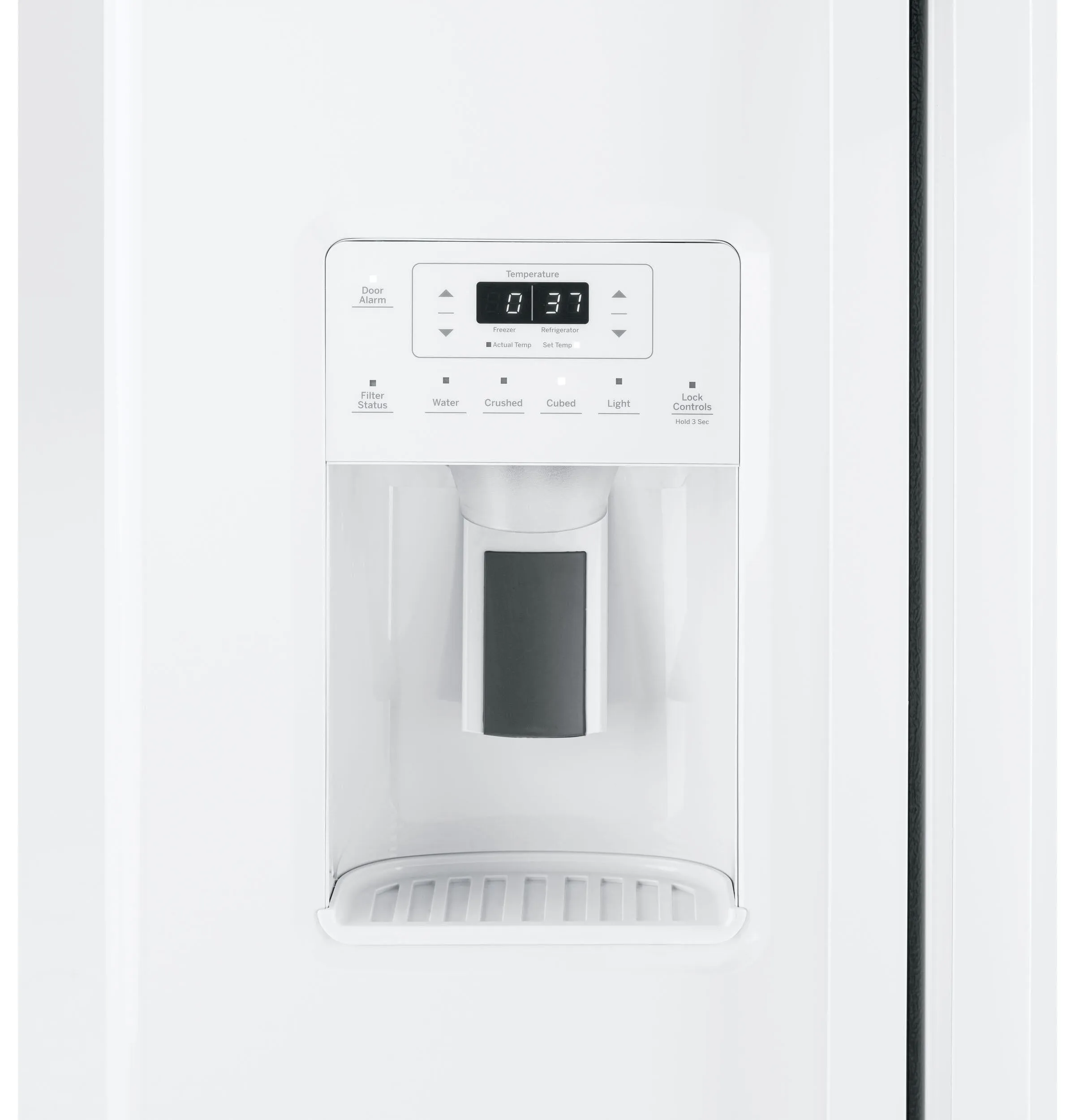 Ge Appliances GSS23GGPWW Ge 23.0 Cu. Ft. Side-By-Side Refrigerator