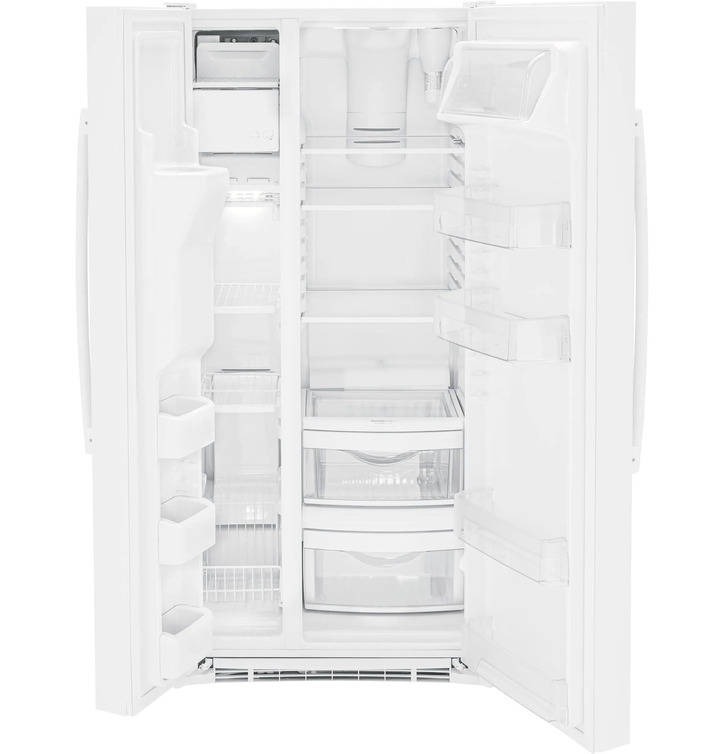 Ge Appliances GSS23GGPWW Ge 23.0 Cu. Ft. Side-By-Side Refrigerator