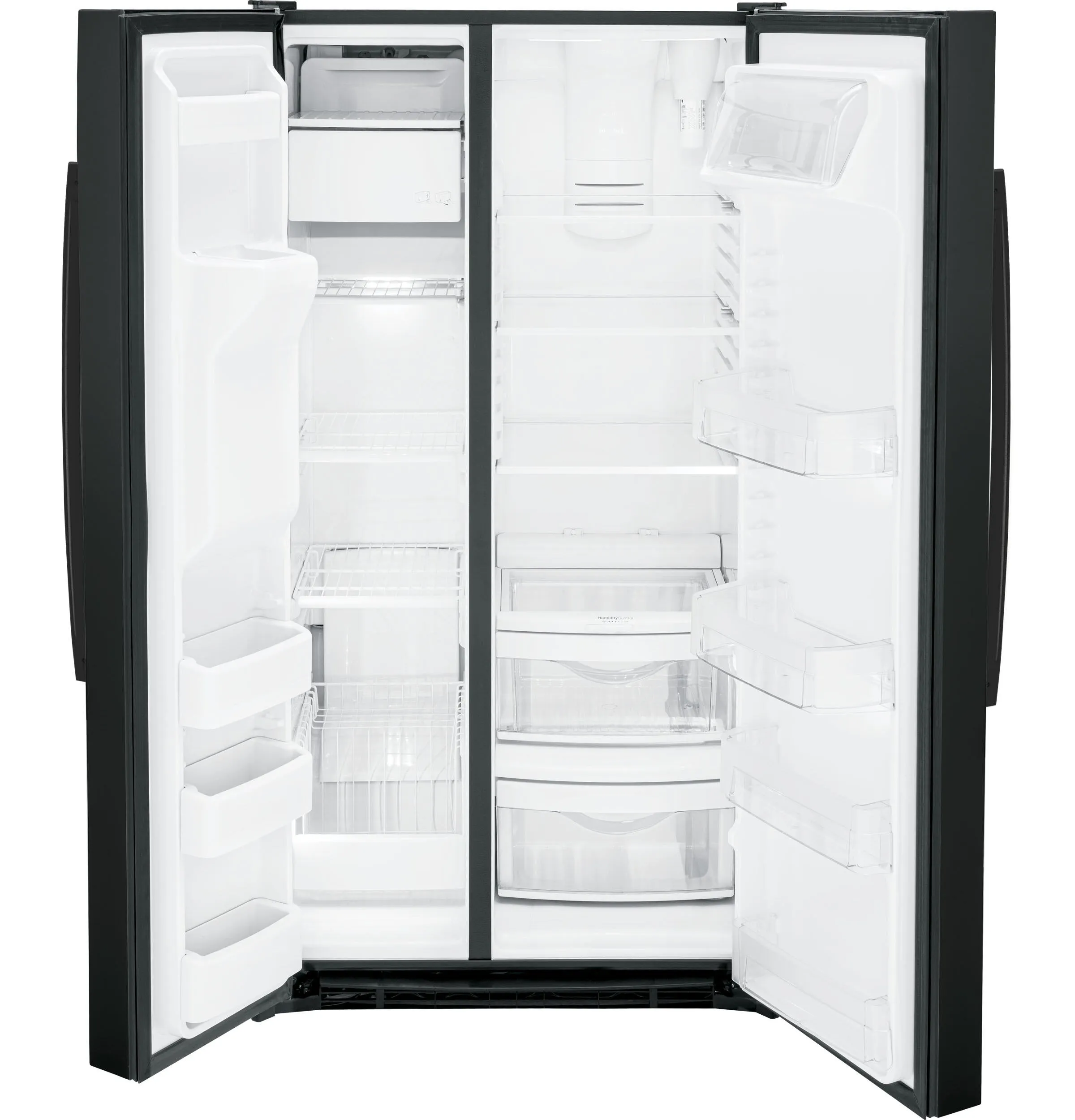 Ge Appliances GSS25GGPBB Ge 25.3 Cu. Ft. Side-By-Side Refrigerator