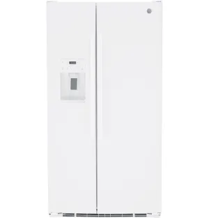 Ge Appliances GSS25GGPWW Ge 25.3 Cu. Ft. Side-By-Side Refrigerator