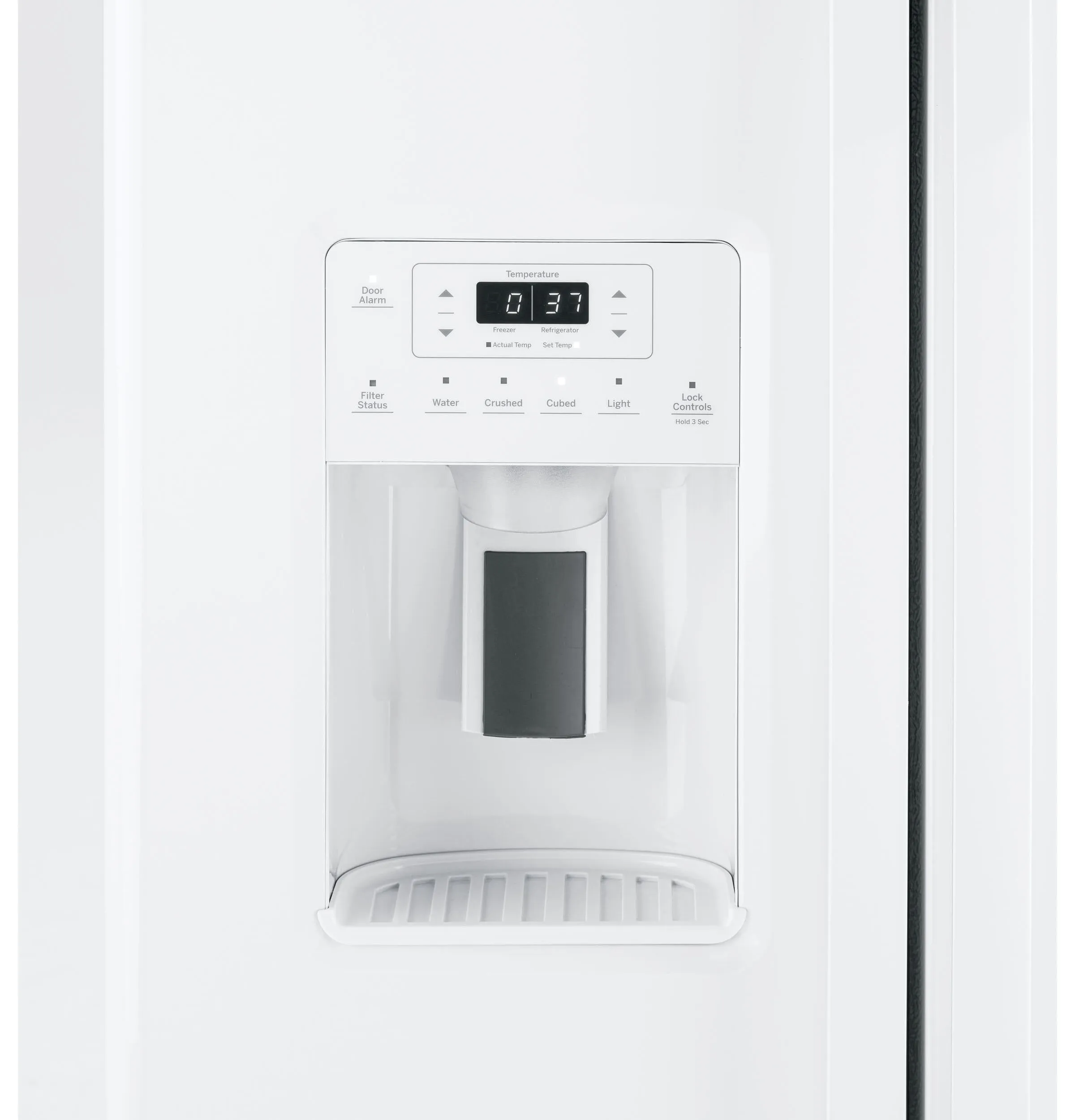 Ge Appliances GSS25GGPWW Ge 25.3 Cu. Ft. Side-By-Side Refrigerator