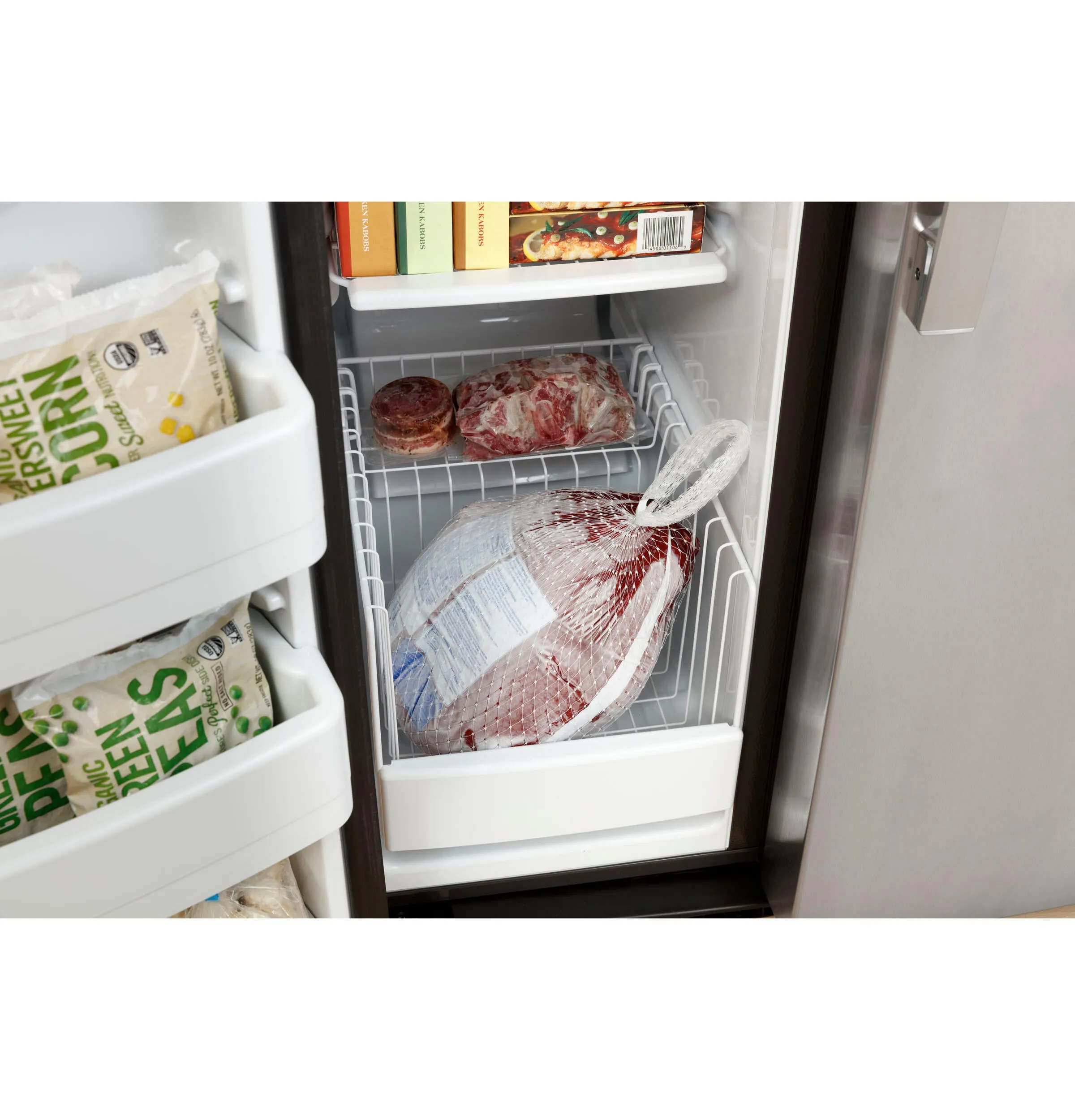 Ge Appliances GSS25GGPWW Ge 25.3 Cu. Ft. Side-By-Side Refrigerator