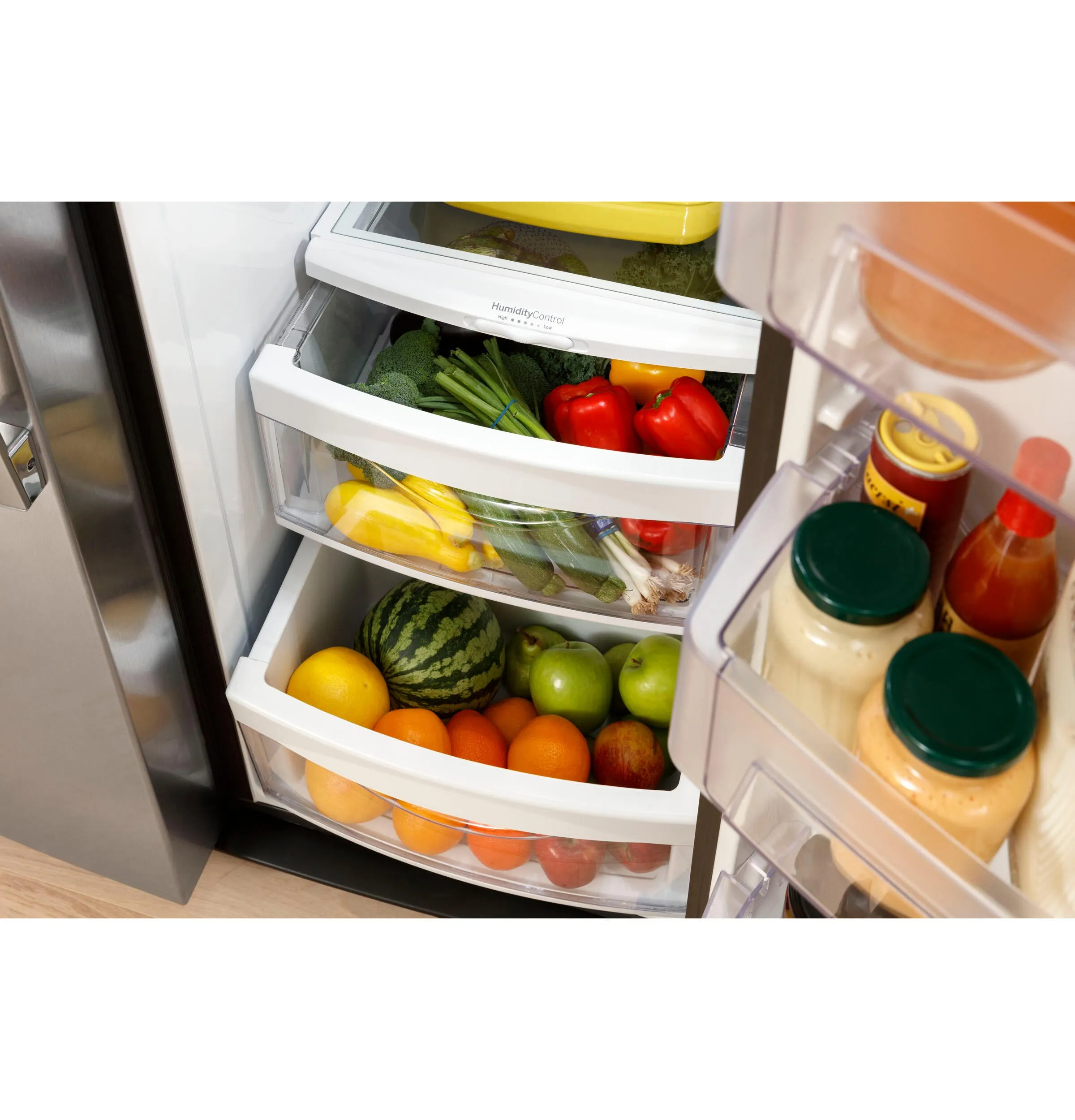 Ge Appliances GSS25GMPES Ge 25.3 Cu. Ft. Side-By-Side Refrigerator