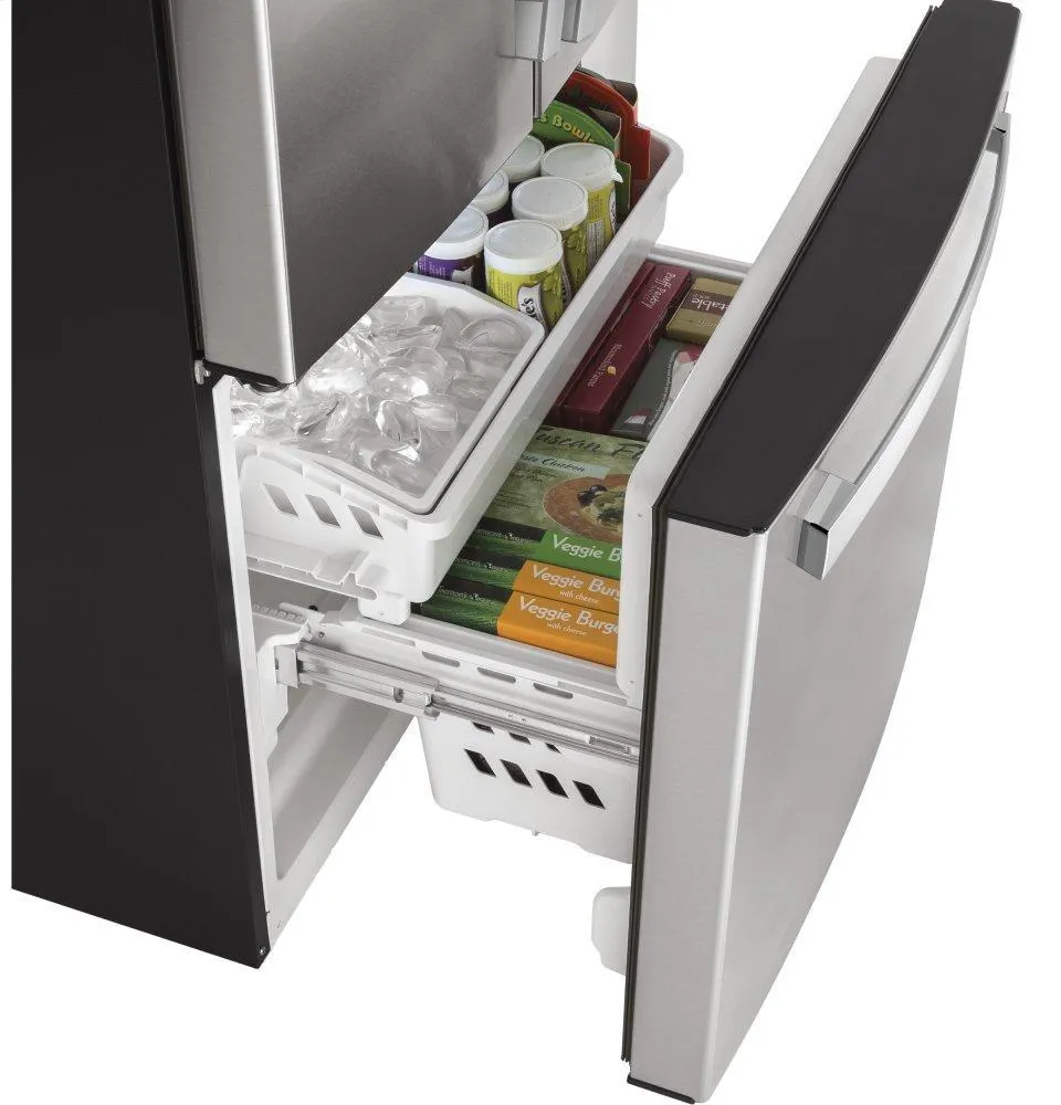 Ge Appliances GWE19JYLFS Ge Energy Star 18.6 Cu. Ft. Counter-Depth French-Door Refrigerator