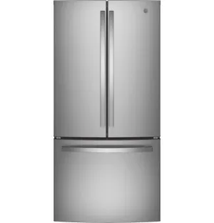 Ge Appliances GWE19JYLFS Ge Energy Star 18.6 Cu. Ft. Counter-Depth French-Door Refrigerator