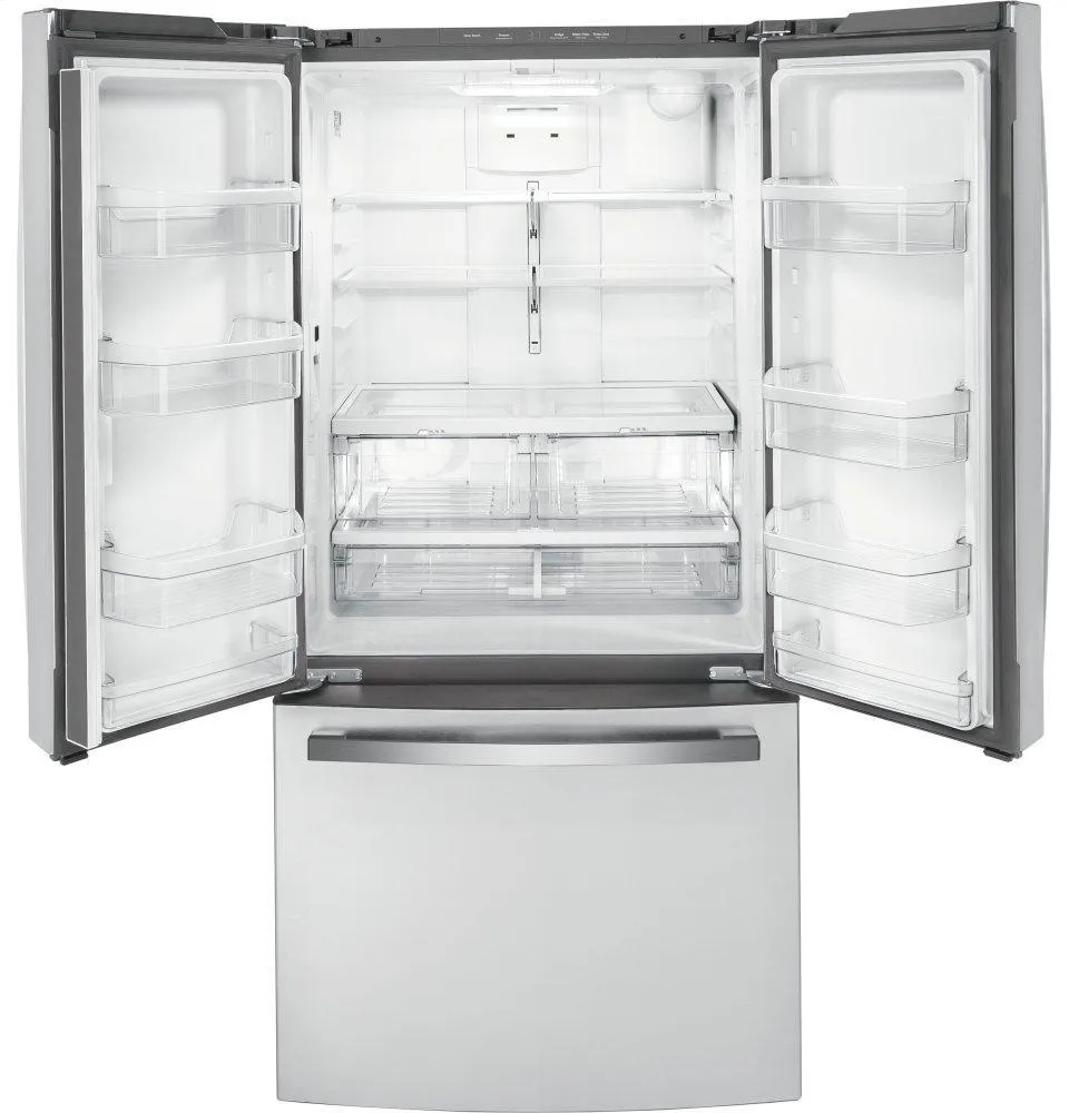 Ge Appliances GWE19JYLFS Ge Energy Star 18.6 Cu. Ft. Counter-Depth French-Door Refrigerator