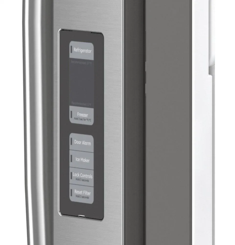 Ge Appliances GWE19JYLFS Ge Energy Star 18.6 Cu. Ft. Counter-Depth French-Door Refrigerator