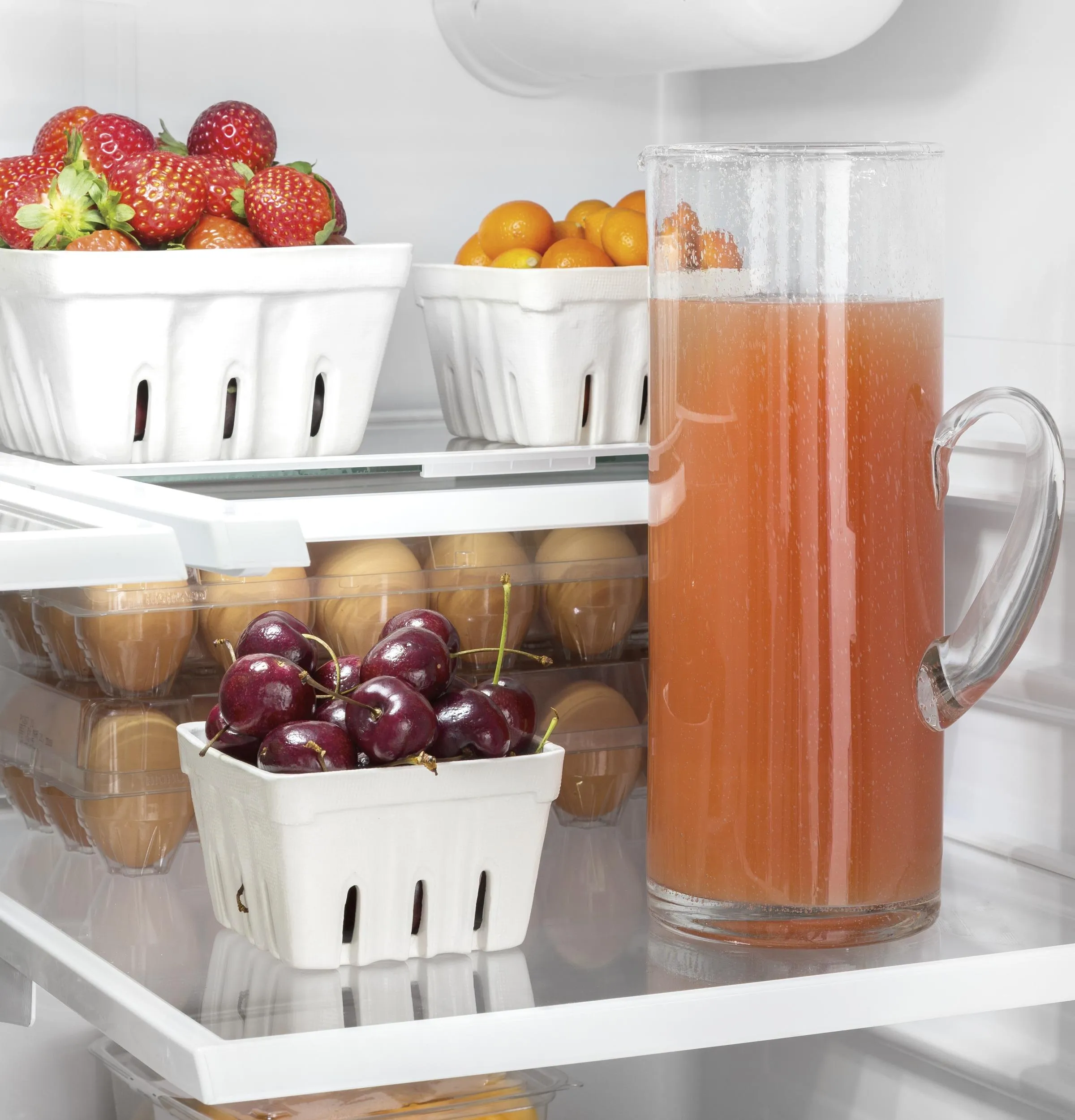 Ge Appliances GWE22JYMFS Ge Energy Star 21.9 Cu. Ft. Fingerprint Resistant Counter-Depth French-Door Refrigerator