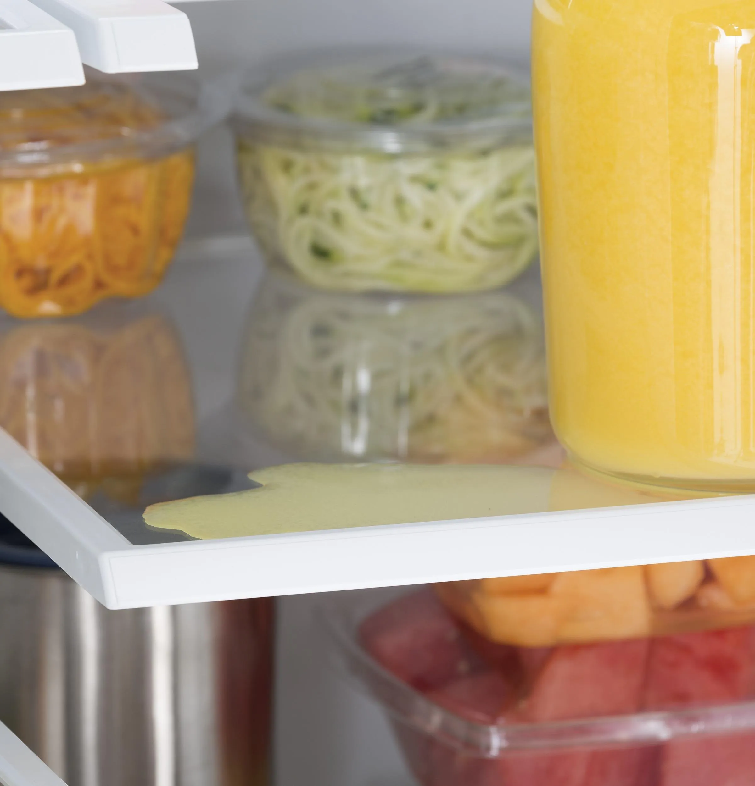 Ge Appliances GWE22JYMFS Ge Energy Star 21.9 Cu. Ft. Fingerprint Resistant Counter-Depth French-Door Refrigerator