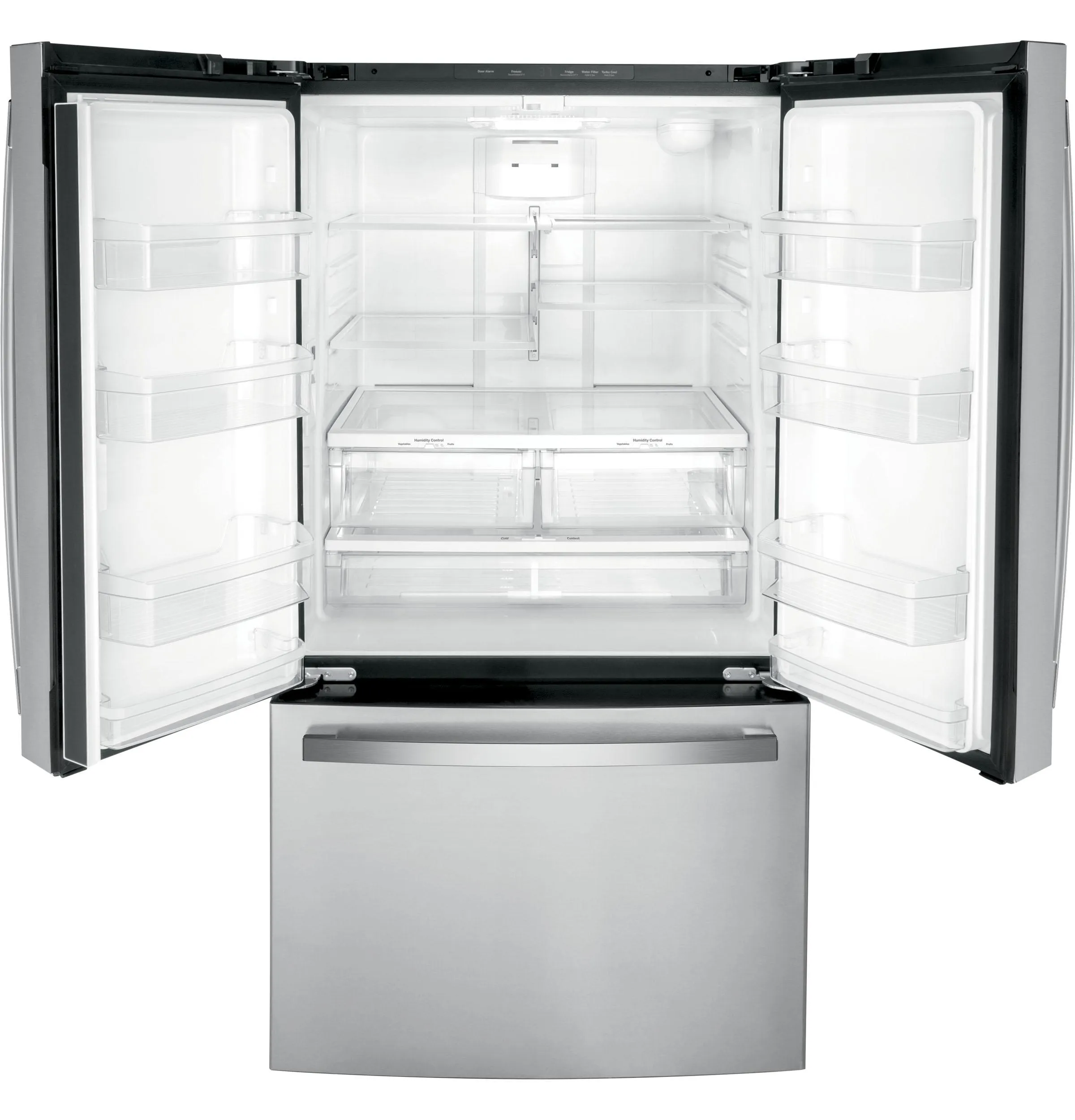 Ge Appliances GWE22JYMFS Ge Energy Star 21.9 Cu. Ft. Fingerprint Resistant Counter-Depth French-Door Refrigerator