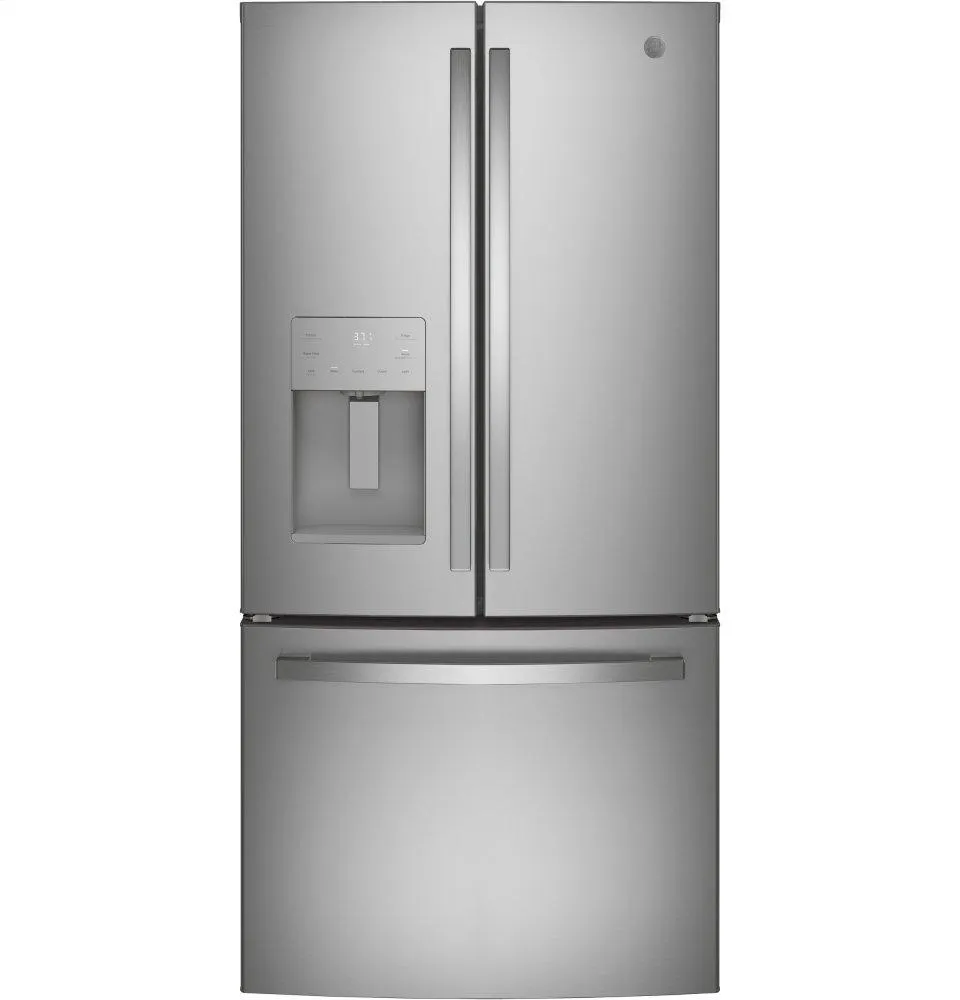 Ge Appliances GYE18JYLFS Ge Energy Star 17.5 Cu. Ft. Counter-Depth French-Door Refrigerator