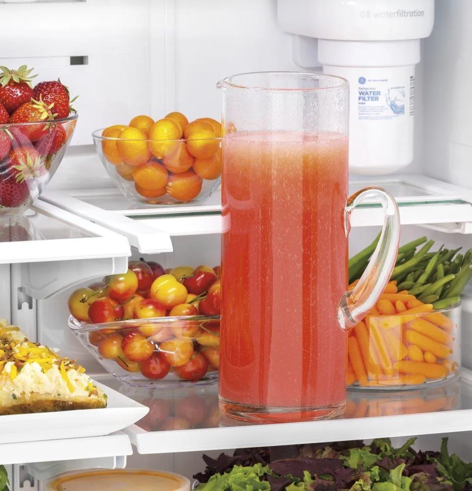 Ge Appliances GYE18JYLFS Ge Energy Star 17.5 Cu. Ft. Counter-Depth French-Door Refrigerator