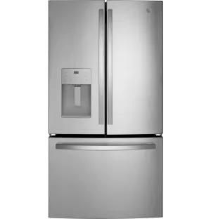 Ge Appliances GYE21JYMFS Ge Energy Star 20.6 Cu. Ft. Fingerprint Resistant Counter-Depth French-Door Refrigerator