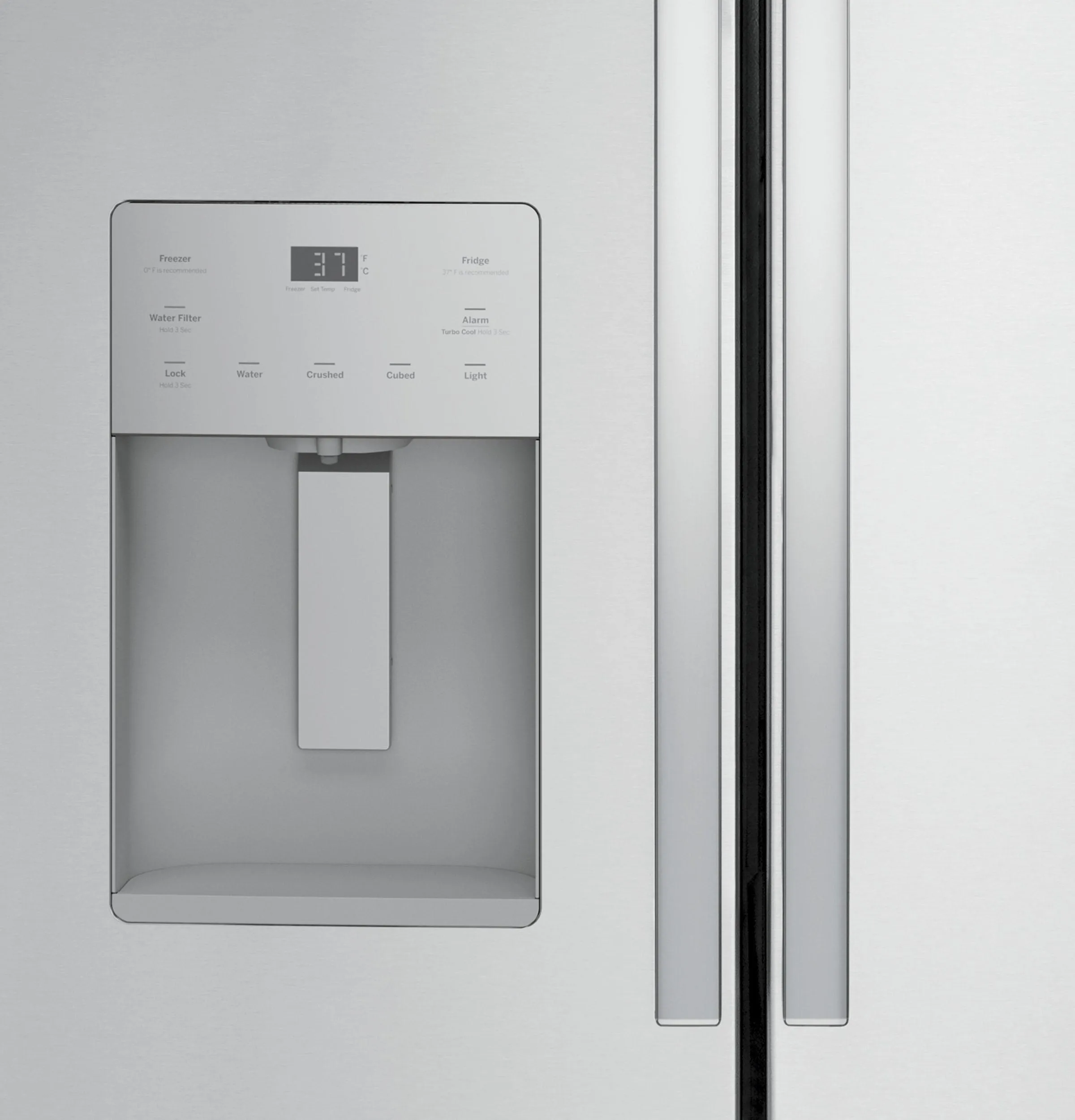 Ge Appliances GYE21JYMFS Ge Energy Star 20.6 Cu. Ft. Fingerprint Resistant Counter-Depth French-Door Refrigerator