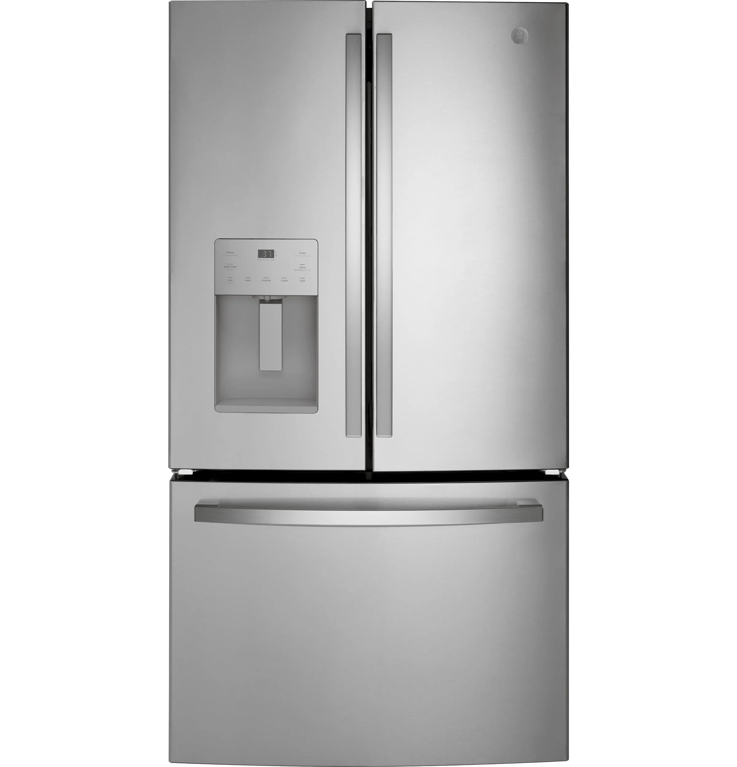 Ge Appliances GYE21JYMFS Ge Energy Star 20.6 Cu. Ft. Fingerprint Resistant Counter-Depth French-Door Refrigerator