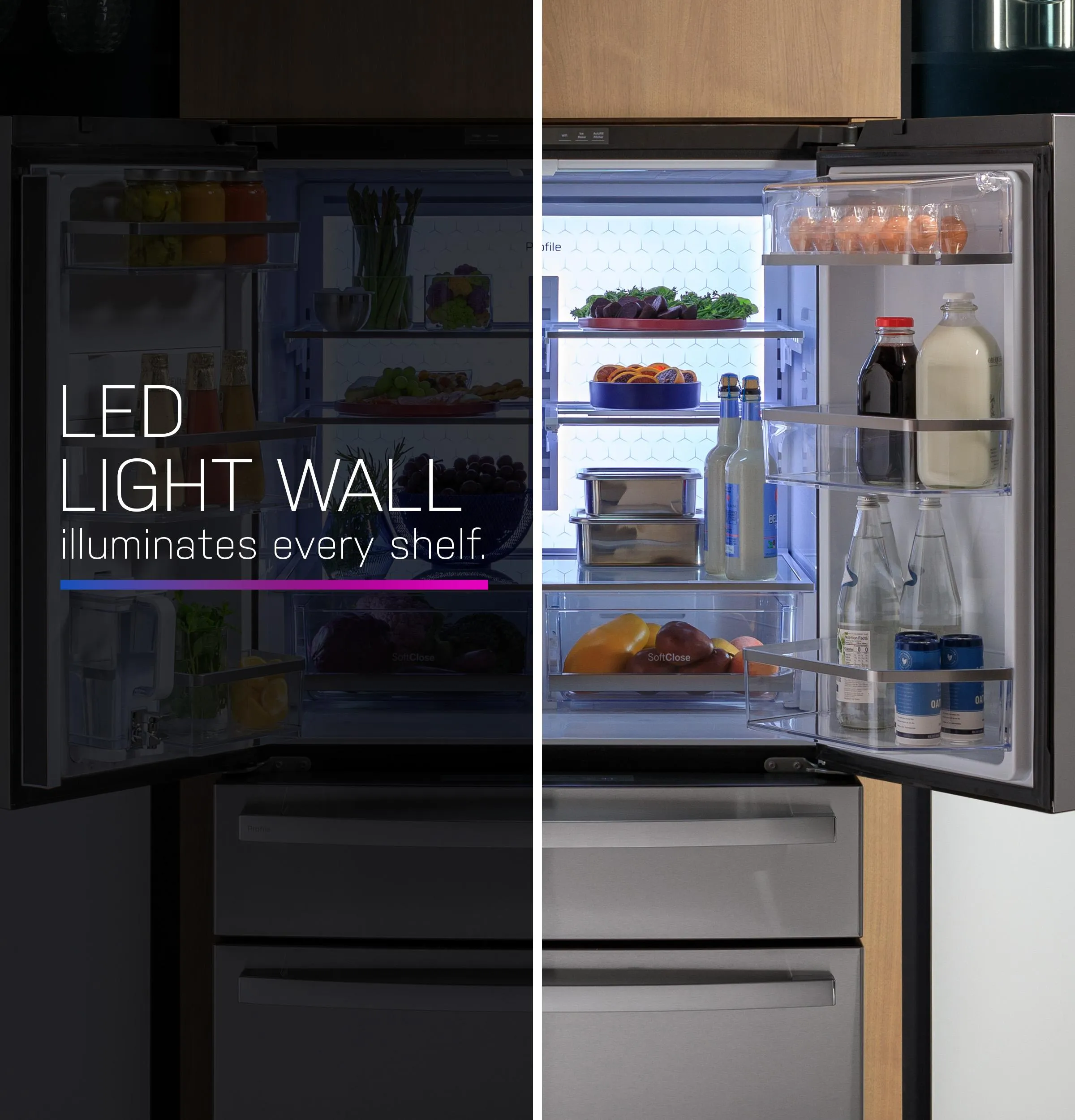 Ge Appliances PGE29BYTFS Ge Profile&#8482; Series Energy Star 28.7 Cu. Ft. Smart Fingerprint Resistant 4-Door French-Door Refrigerator With Dual-Dispense Autofill Pitcher