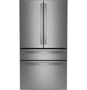 Ge Appliances PGE29BYTFS Ge Profile&#8482; Series Energy Star 28.7 Cu. Ft. Smart Fingerprint Resistant 4-Door French-Door Refrigerator With Dual-Dispense Autofill Pitcher