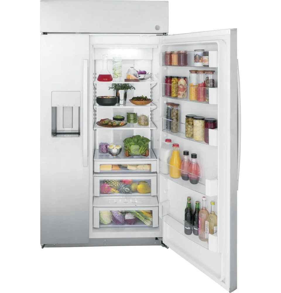Ge Appliances PSB42YSRSS Ge Profile&#8482; Series 42 Smart Built-In Side-By-Side Refrigerator With Dispenser