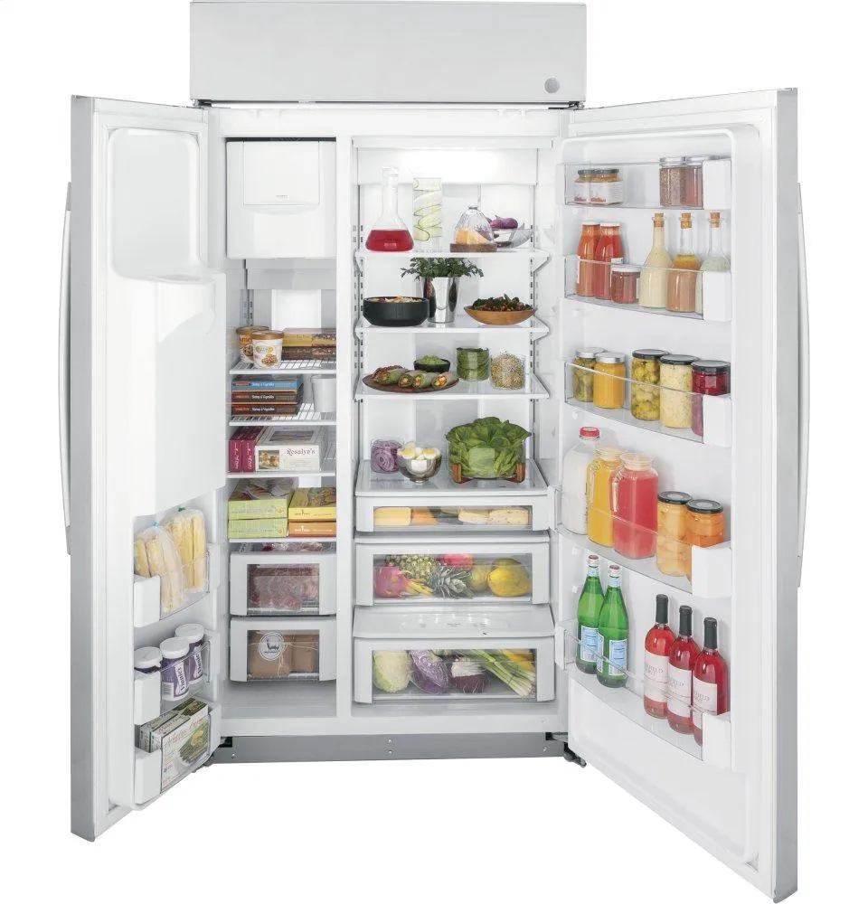 Ge Appliances PSB42YSRSS Ge Profile&#8482; Series 42 Smart Built-In Side-By-Side Refrigerator With Dispenser