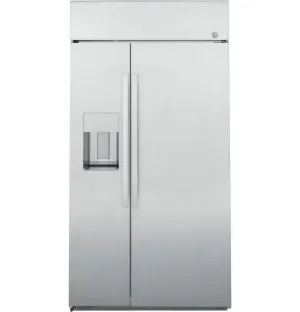 Ge Appliances PSB48YSRSS Ge Profile&#8482; Series 48 Smart Built-In Side-By-Side Refrigerator With Dispenser
