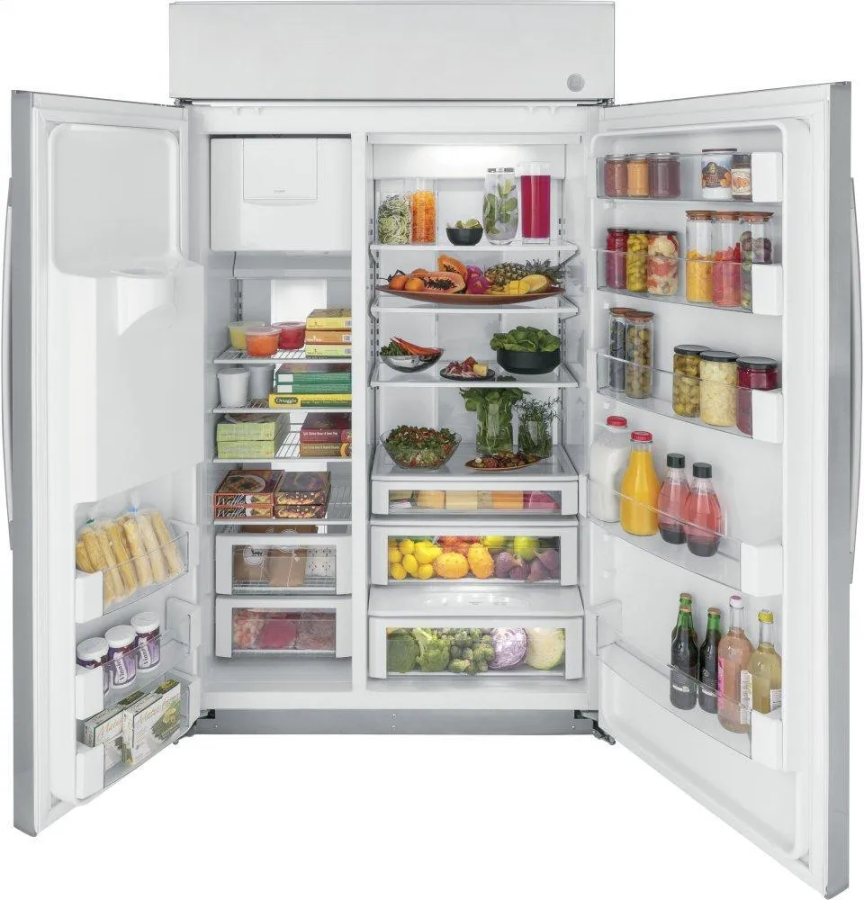 Ge Appliances PSB48YSRSS Ge Profile&#8482; Series 48 Smart Built-In Side-By-Side Refrigerator With Dispenser