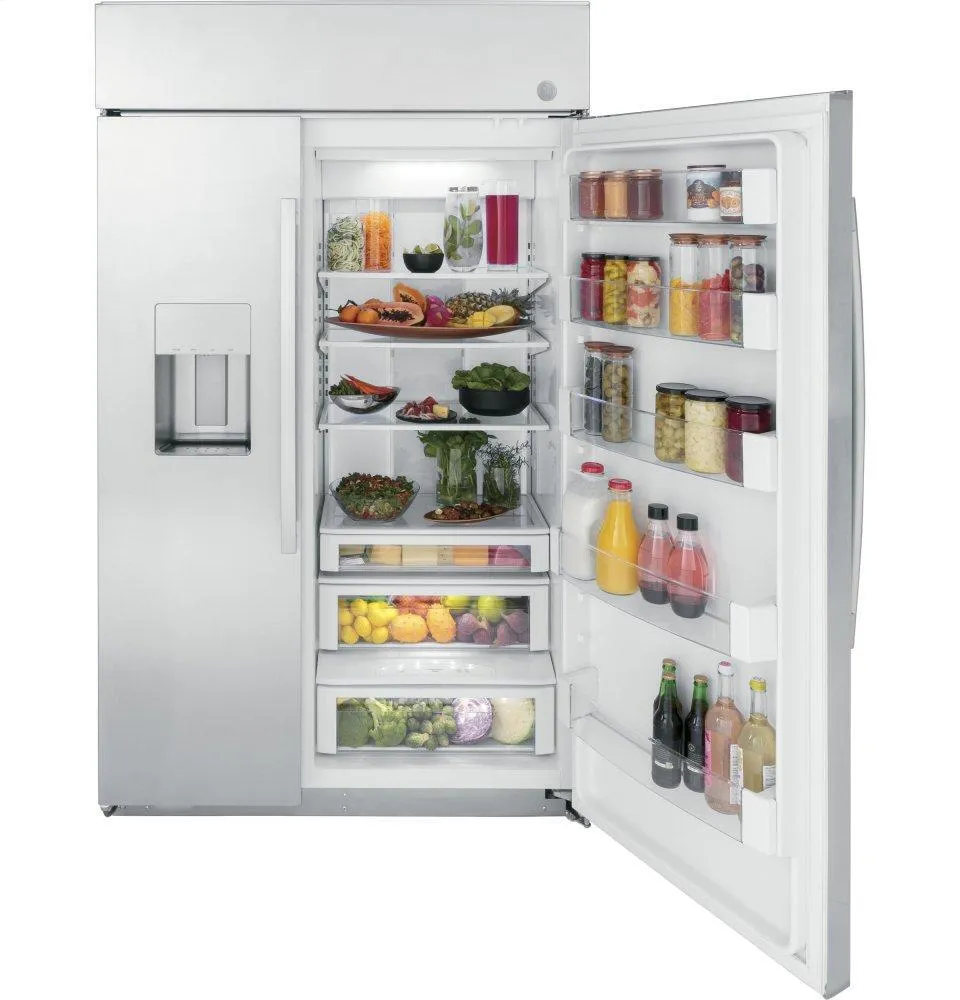 Ge Appliances PSB48YSRSS Ge Profile&#8482; Series 48 Smart Built-In Side-By-Side Refrigerator With Dispenser