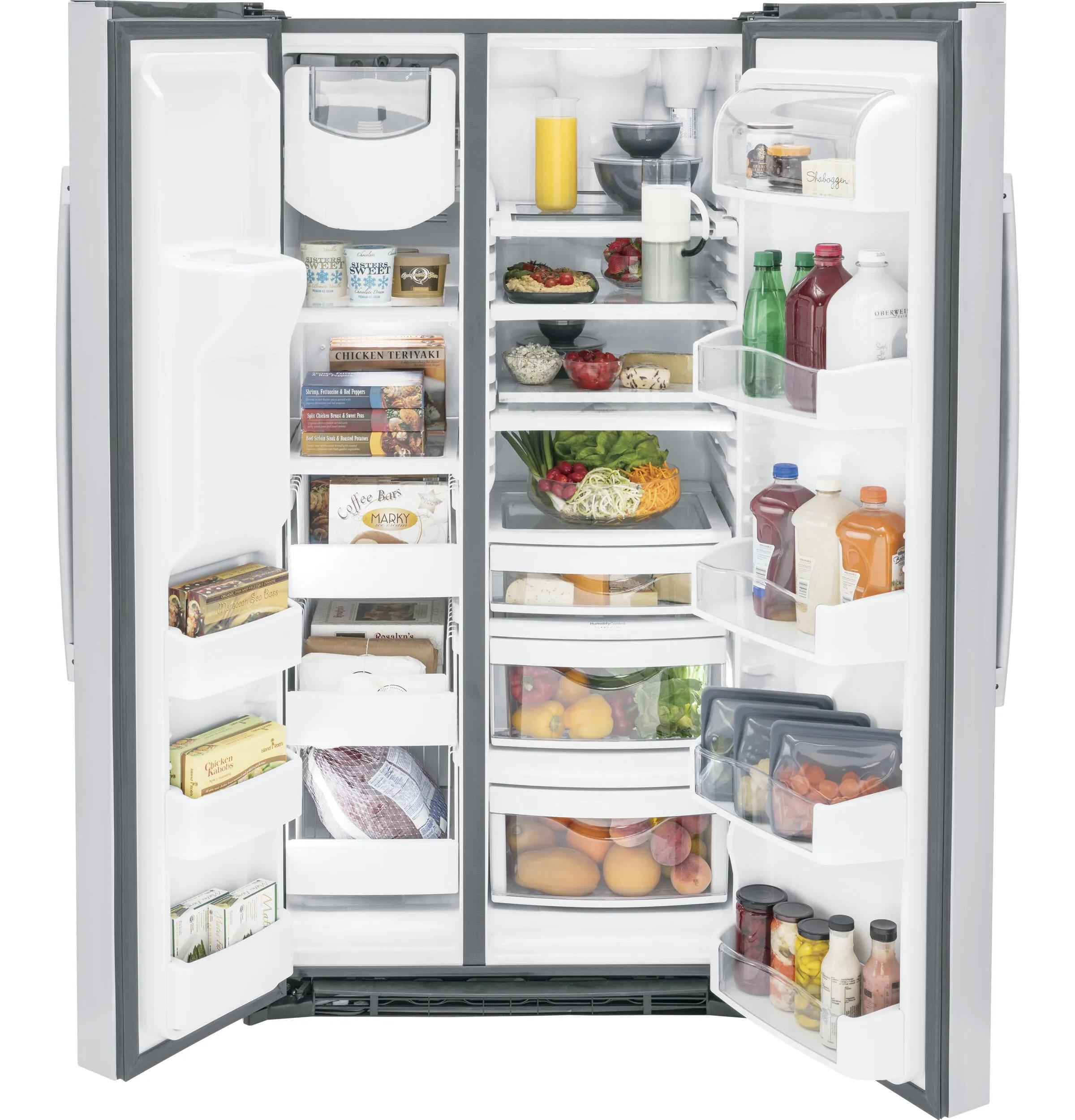 Ge Appliances PSE25KYHFS Ge Profile&#8482; Series Energy Star 25.3 Cu. Ft. Side-By-Side Refrigerator
