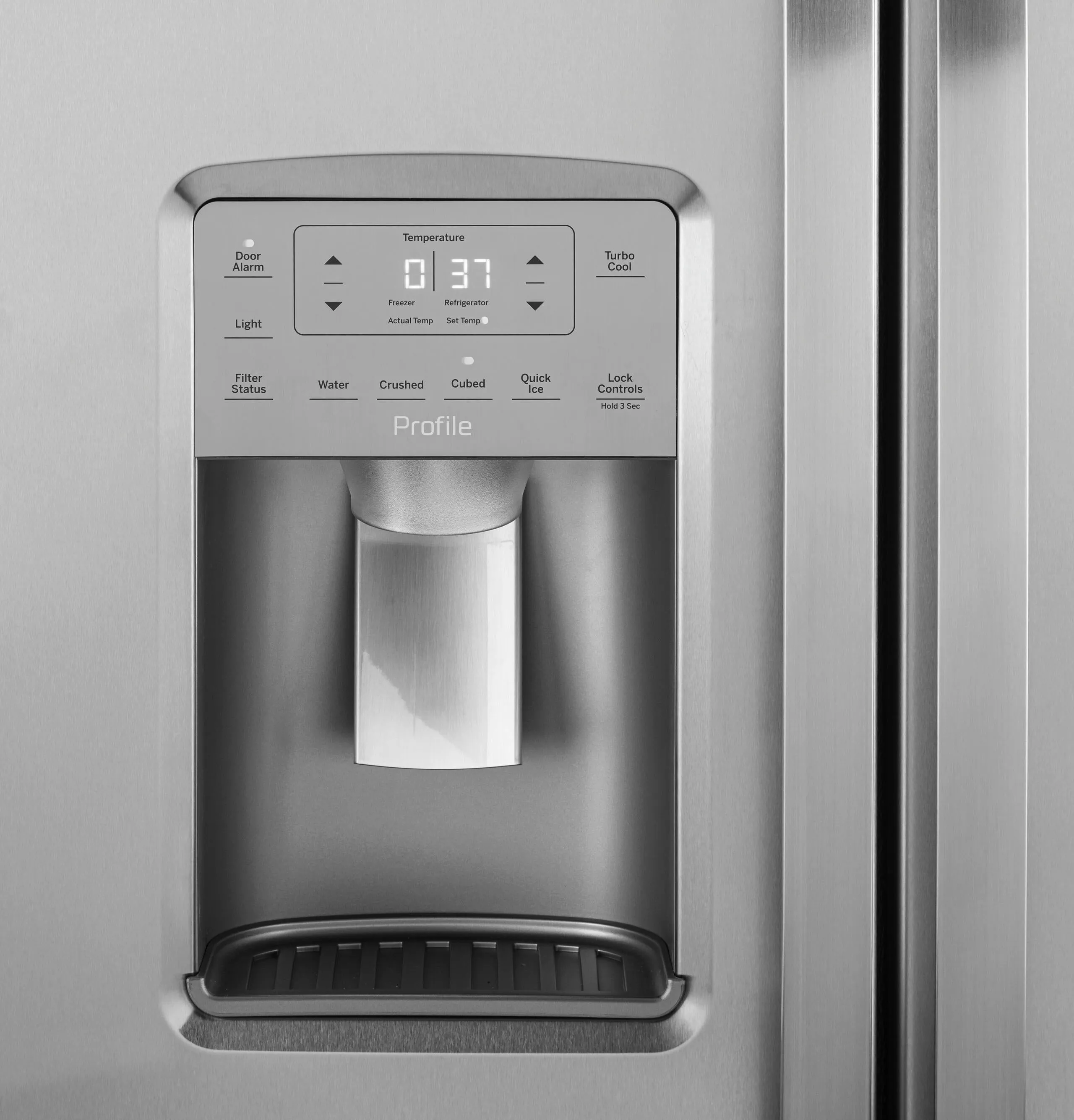 Ge Appliances PSE25KYHFS Ge Profile&#8482; Series Energy Star 25.3 Cu. Ft. Side-By-Side Refrigerator